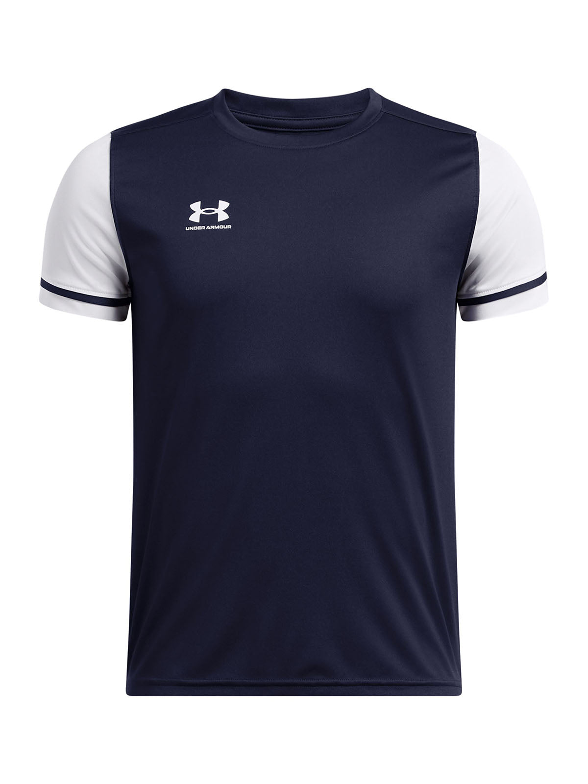 Polera manga corta UA Challenger Jersey azul para niño