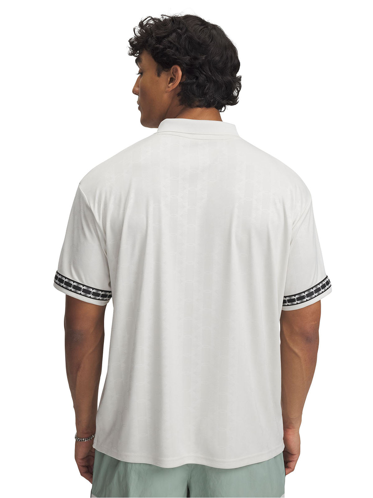 Polera manga corta UA 96 Terrace blanco para hombre