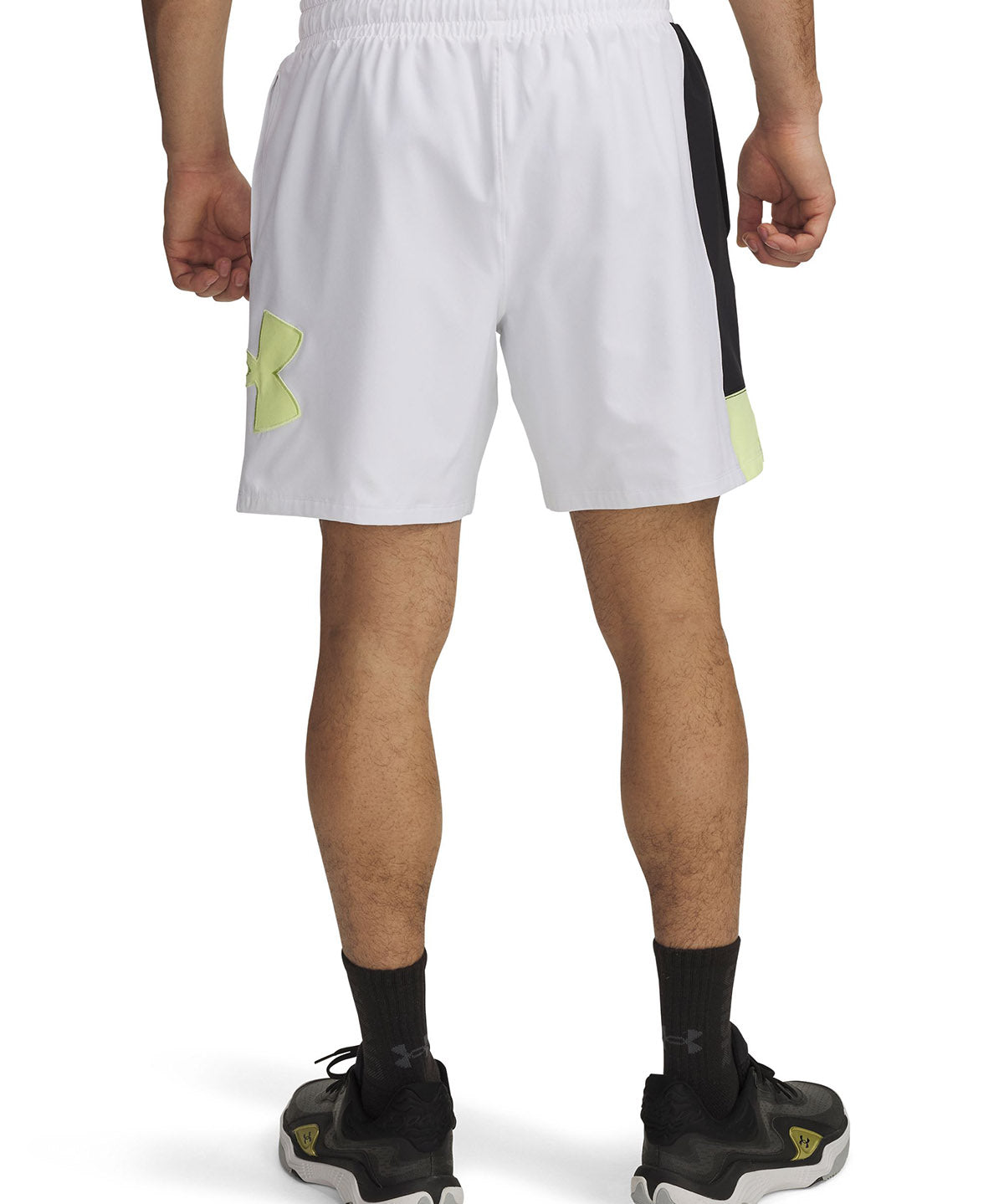 Shorts UA Zone 7" Woven blanco para hombre