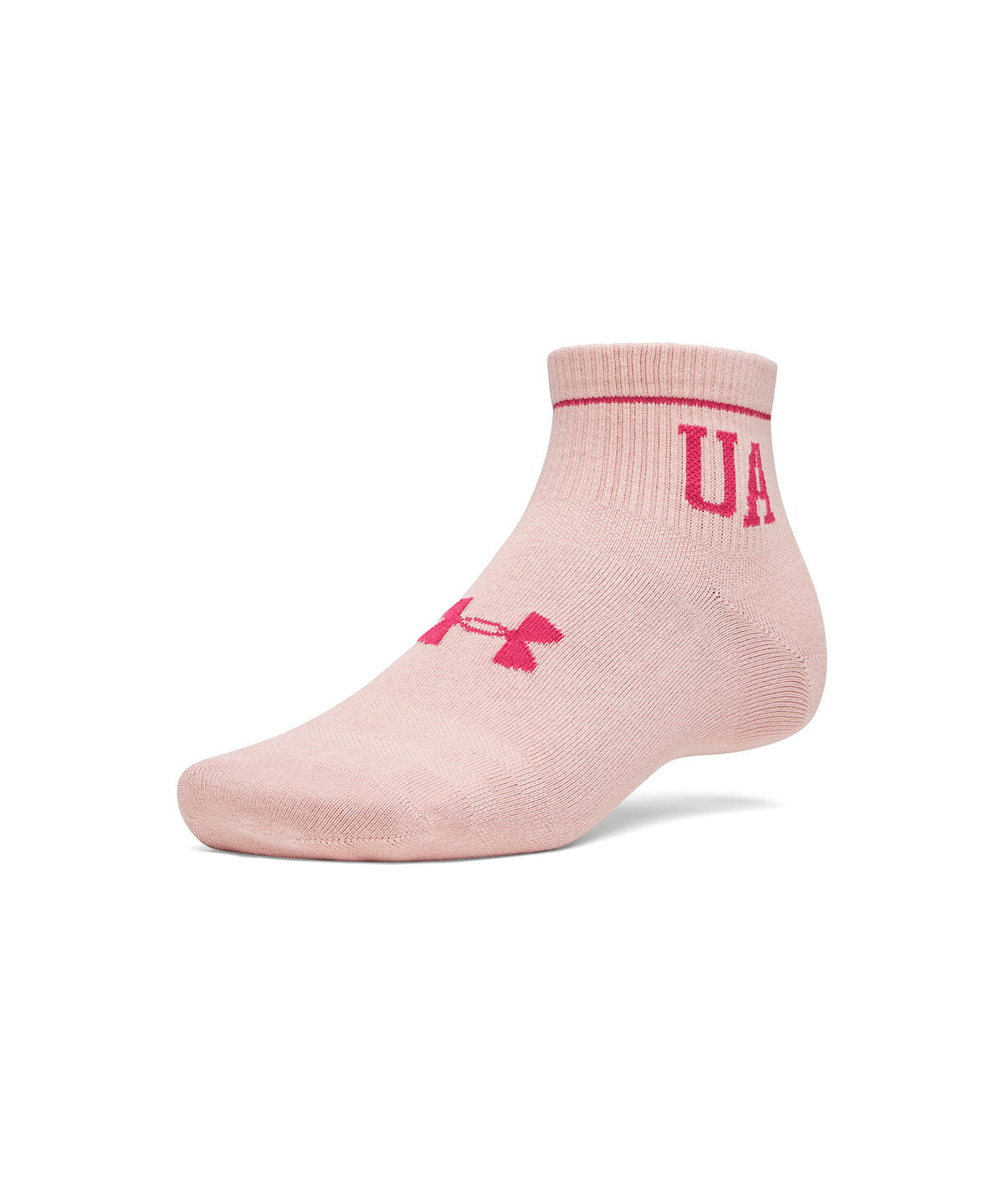 Calcetín UA Sportstyle Cotton 3-Pack rosado unisex