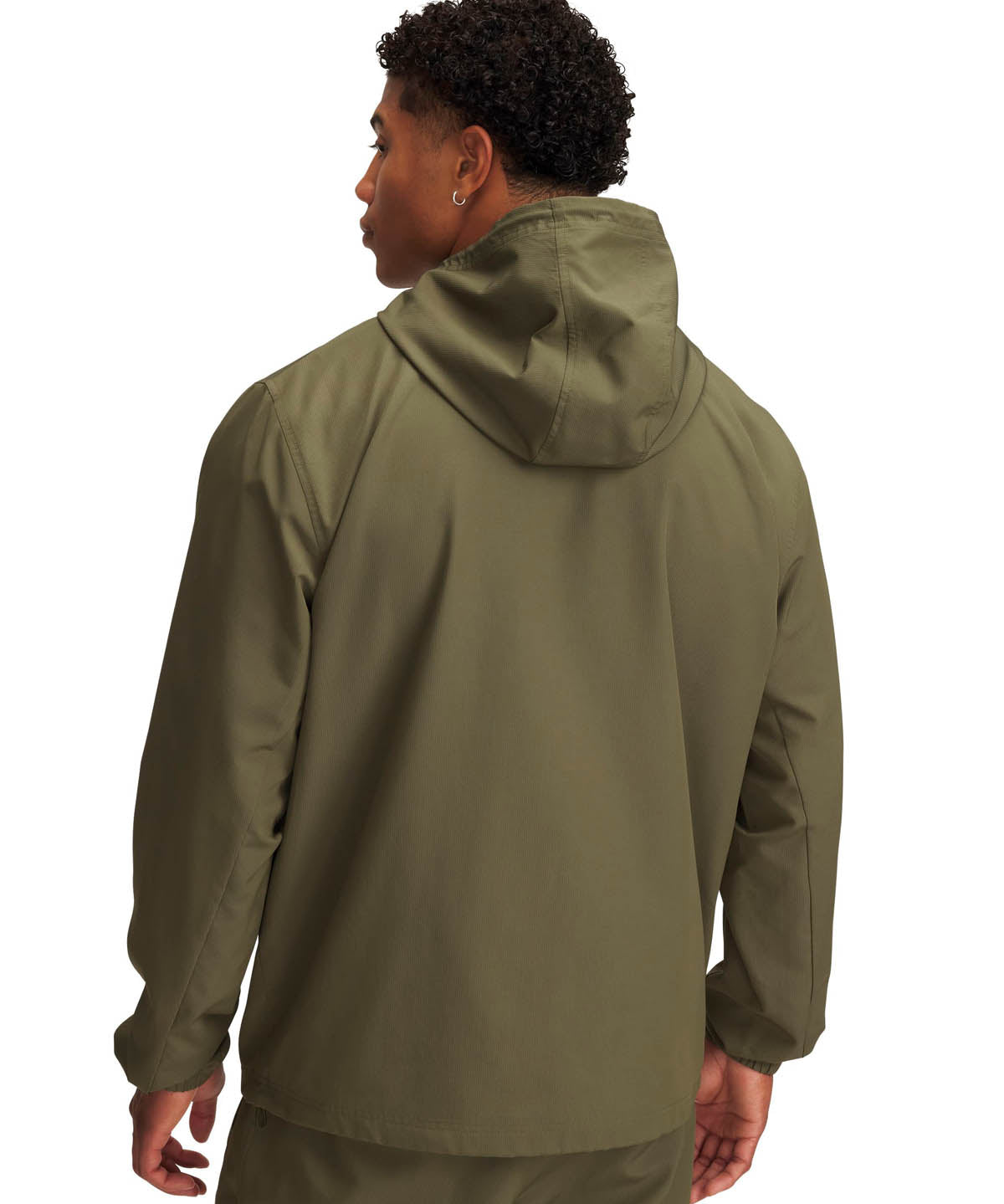 Cortaviento Lifestyle para hombre Rival Woven Verde Under Armour