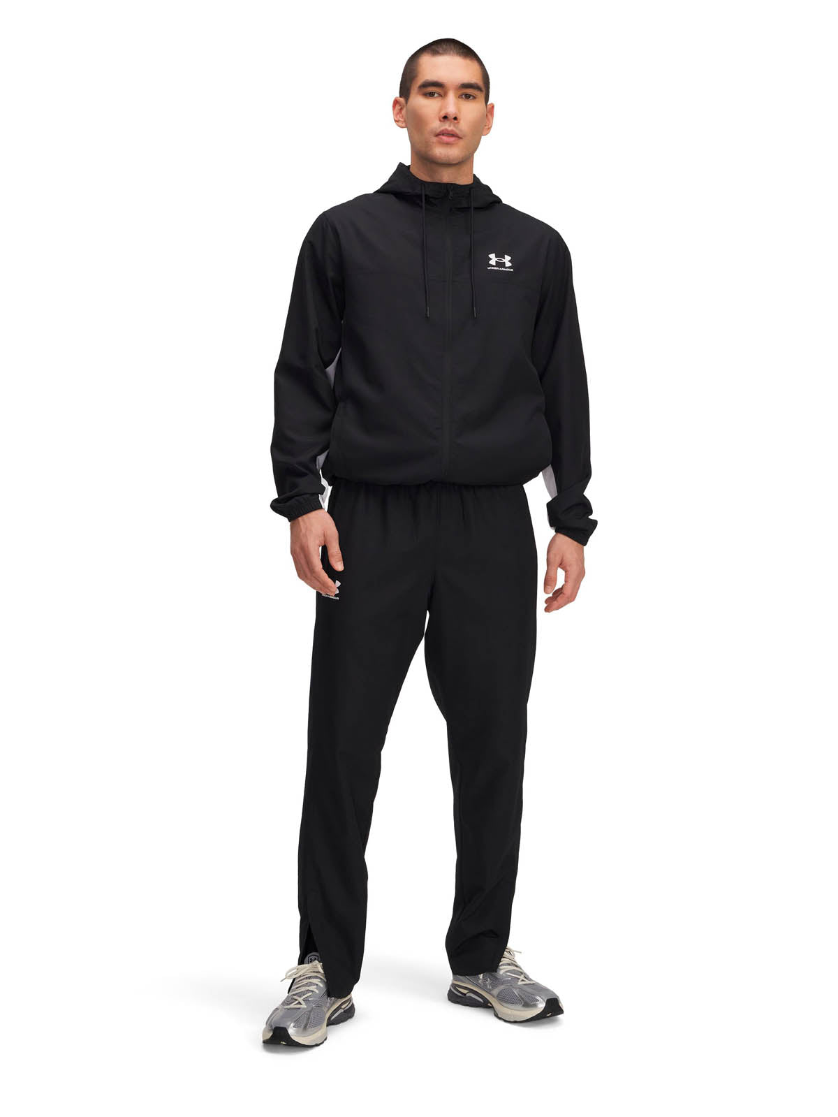 Cortaviento Lifestyle para hombre Rival Woven Negro Under Armour