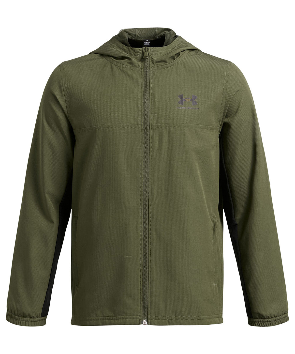 UA Rival Woven Chaqueta verde para niño