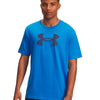 Polera manga corta Lifestyle para Hombre Reflective Big Logo Azul Under Armour