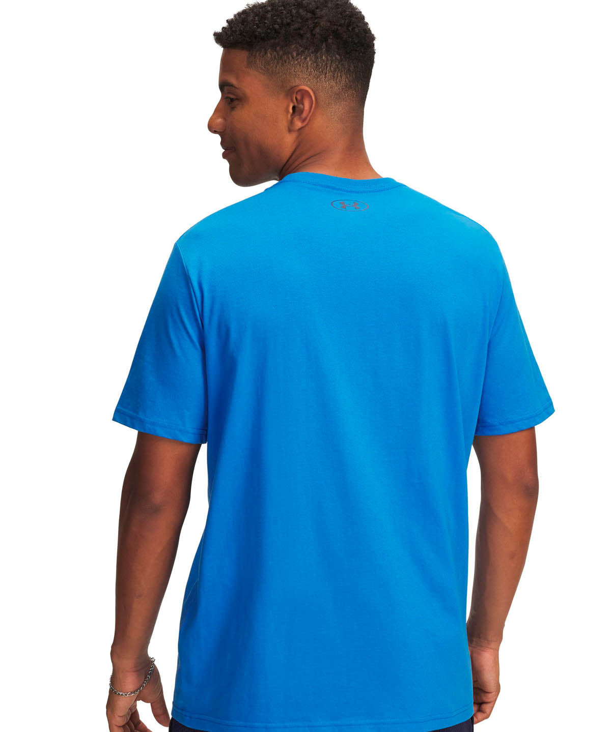 Polera manga corta Lifestyle para Hombre Reflective Big Logo Azul Under Armour