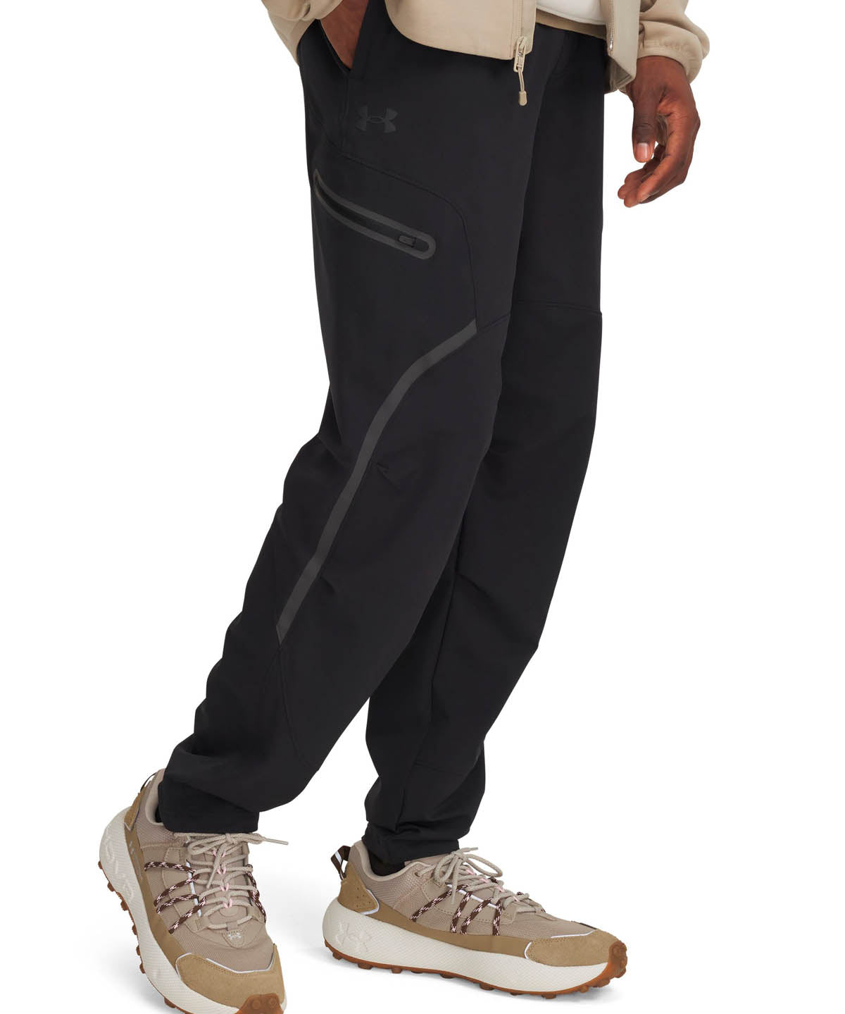 Pantalón Under Armour Unstoppable cargo negro para hombre