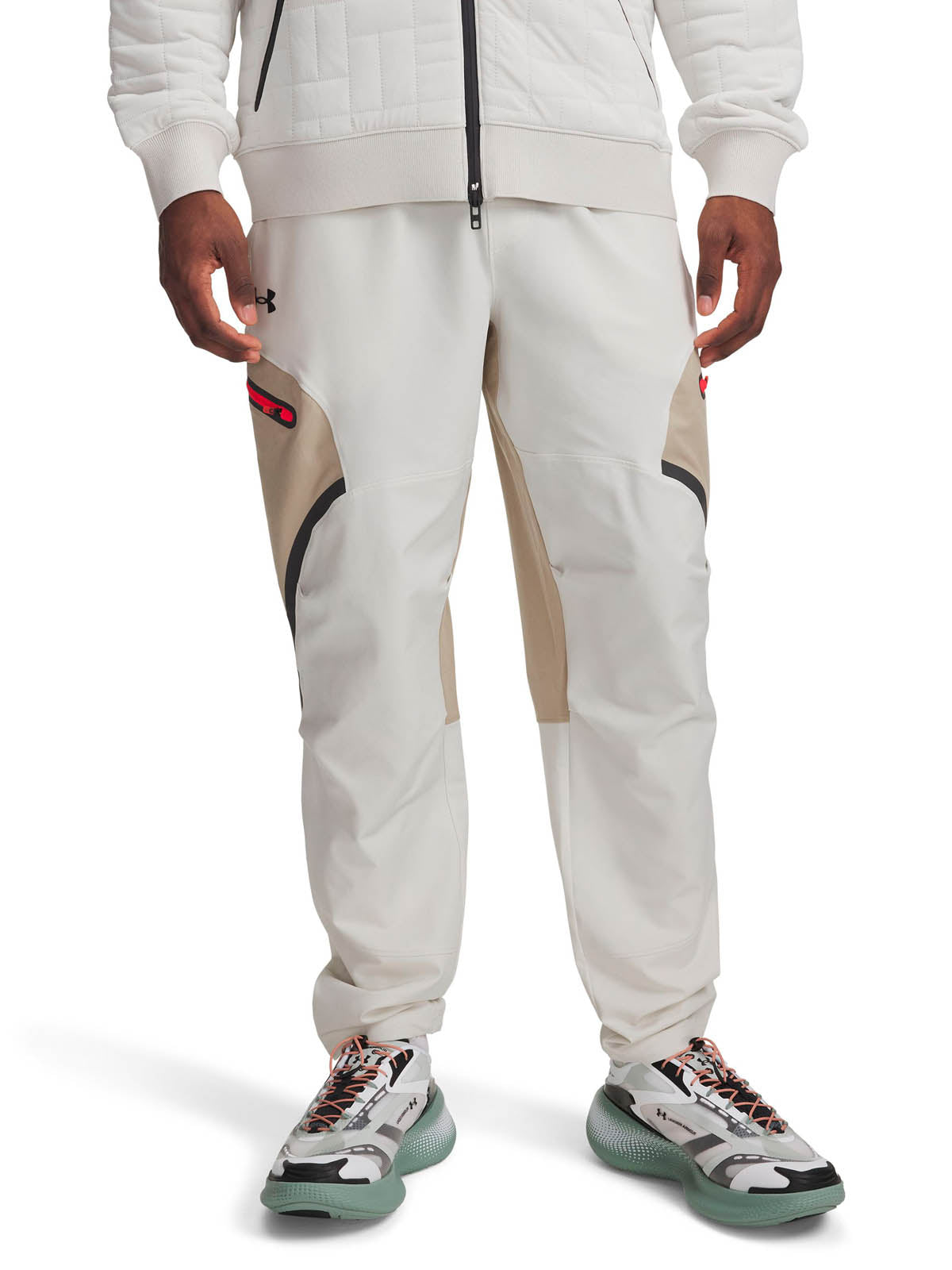 Pantalón Lifestyle para hombre Unstoppable Cargo blanco Under Armour