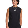 Polera sin mangas Curry negro para hombre Under Armour