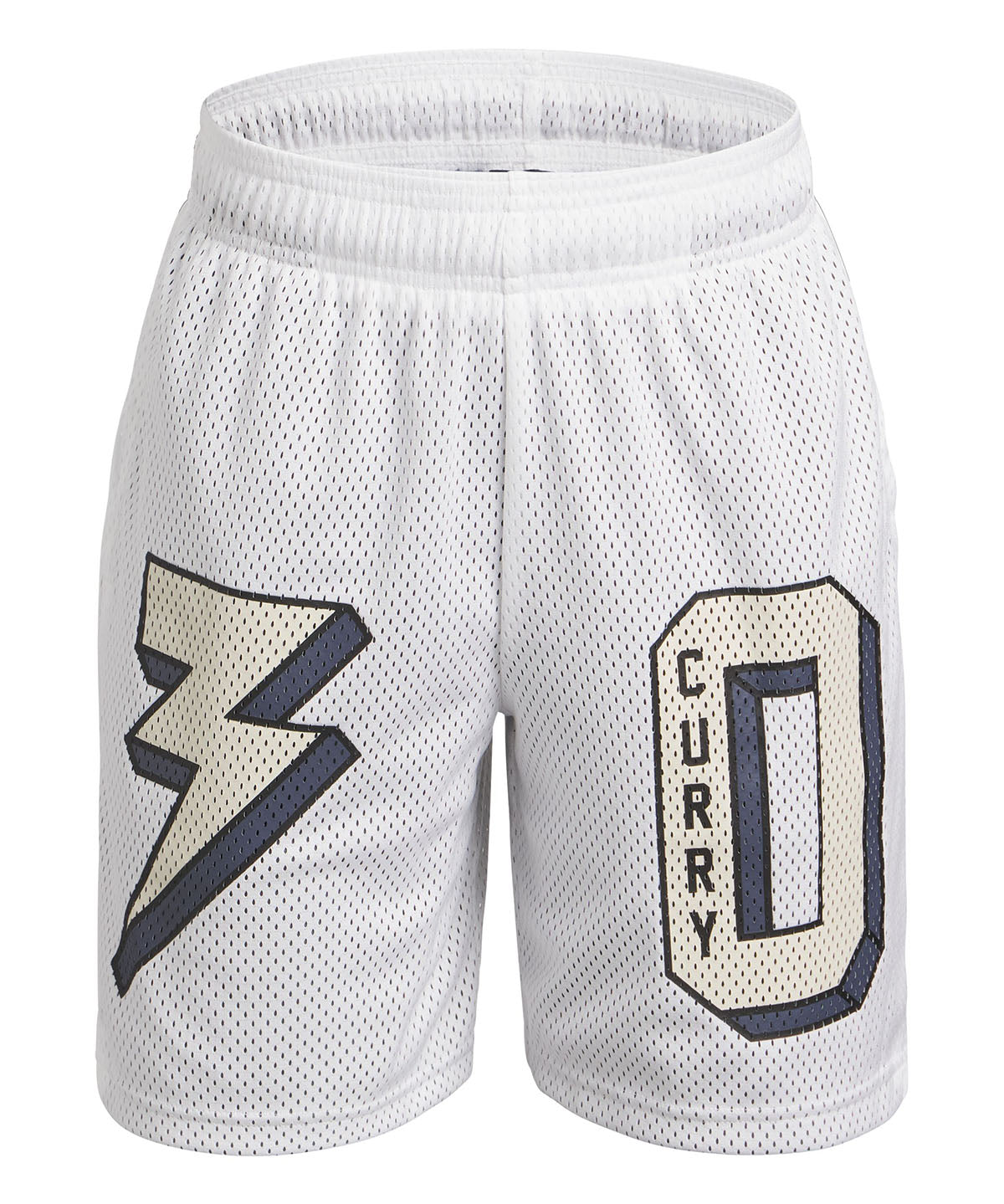 Shorts Curry signature blanco para niños Under Armour