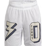 Shorts Curry signature blanco para niños Under Armour