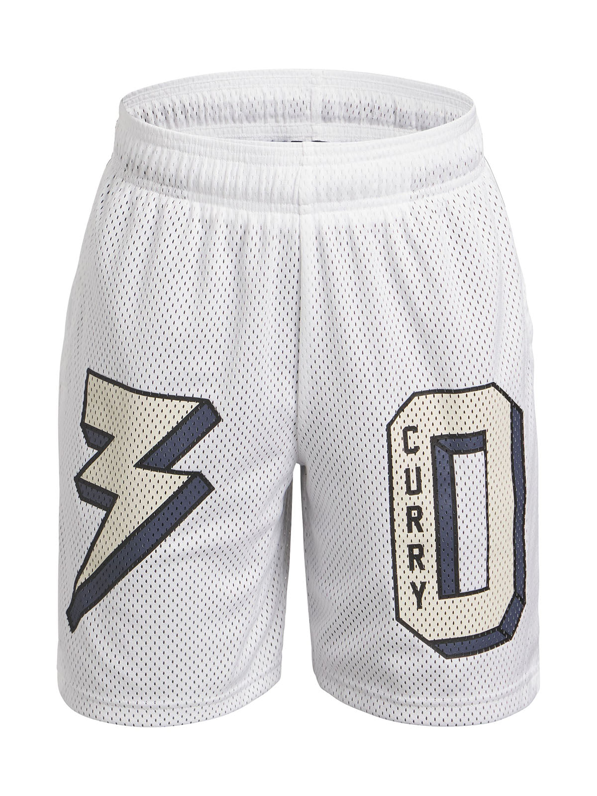 Shorts Curry signature blanco para niños Under Armour