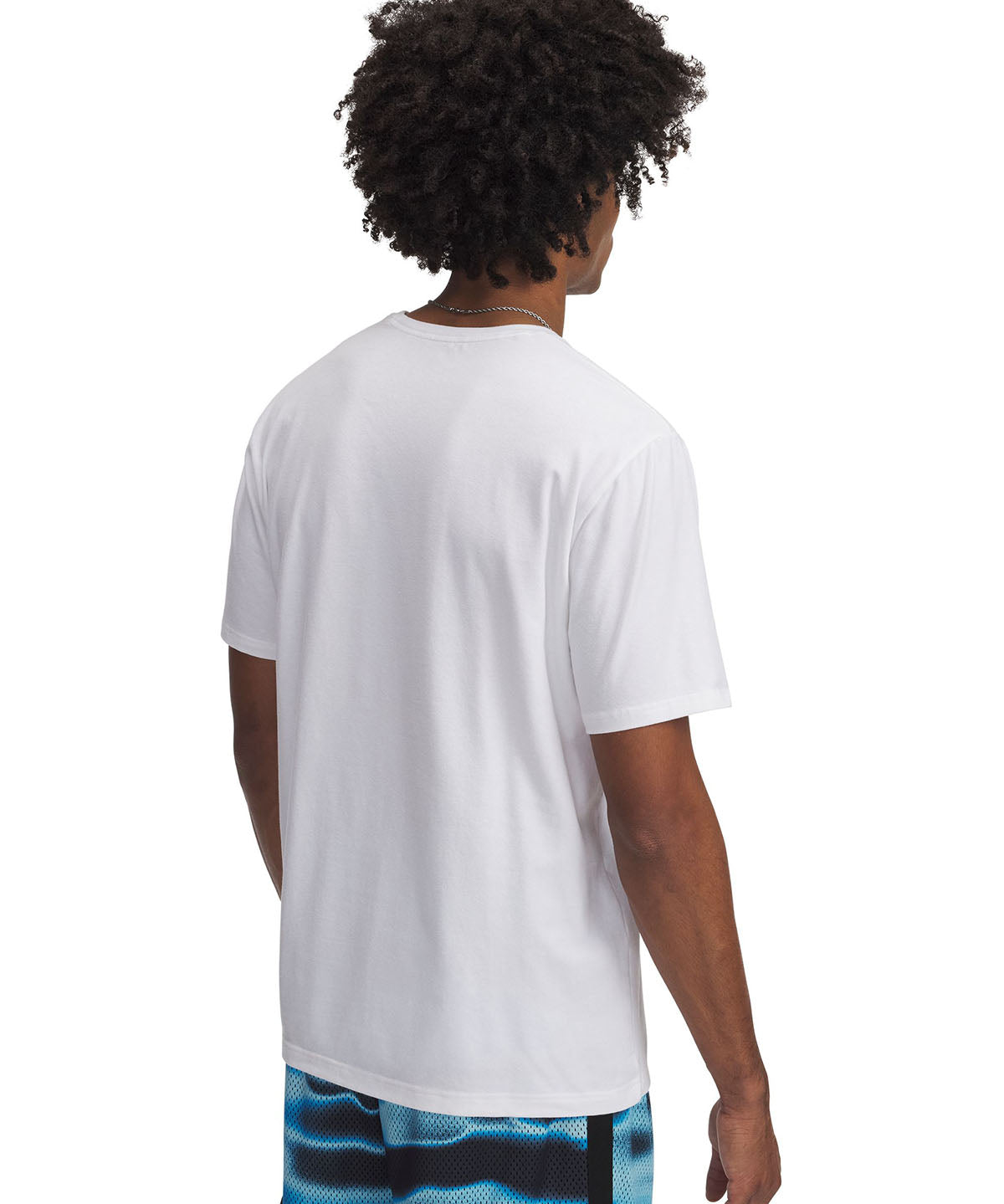 Polera manga corta Curry playable blanco para hombre Under Armour