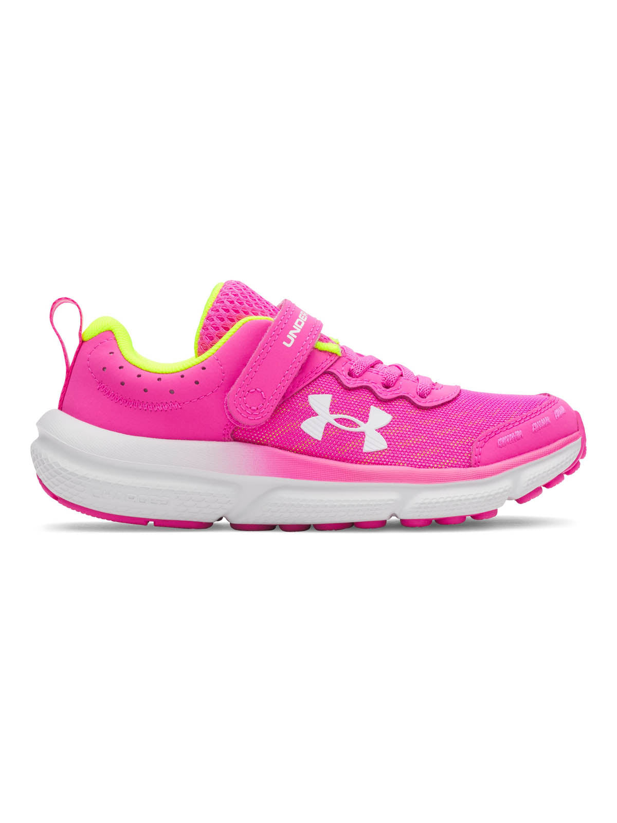 Zapatilla Running Niña Preescolar Assert 10 AC Rosado Under Armour