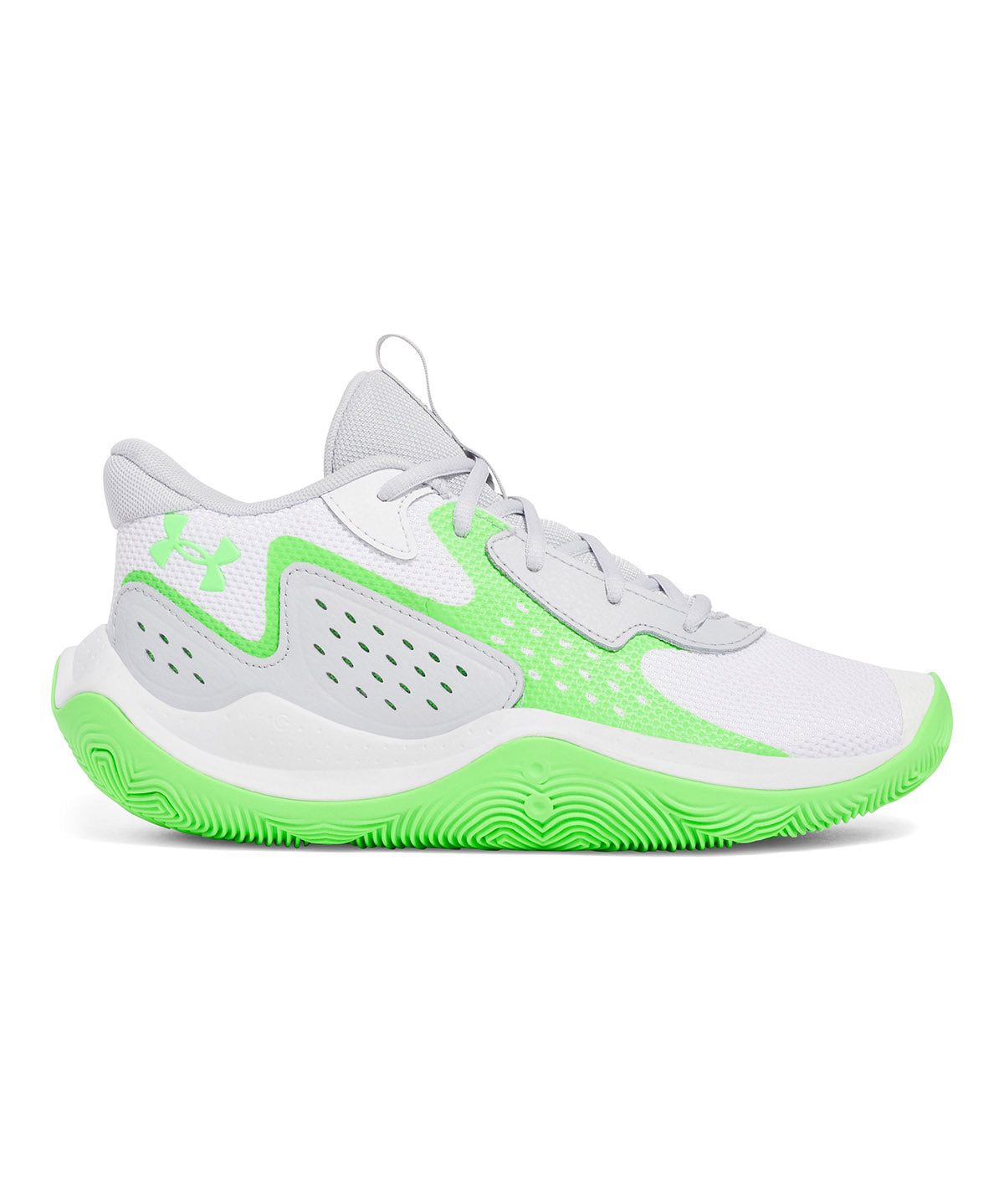 Zapatillas unisex Under Armour jet '23 Basketball blanco