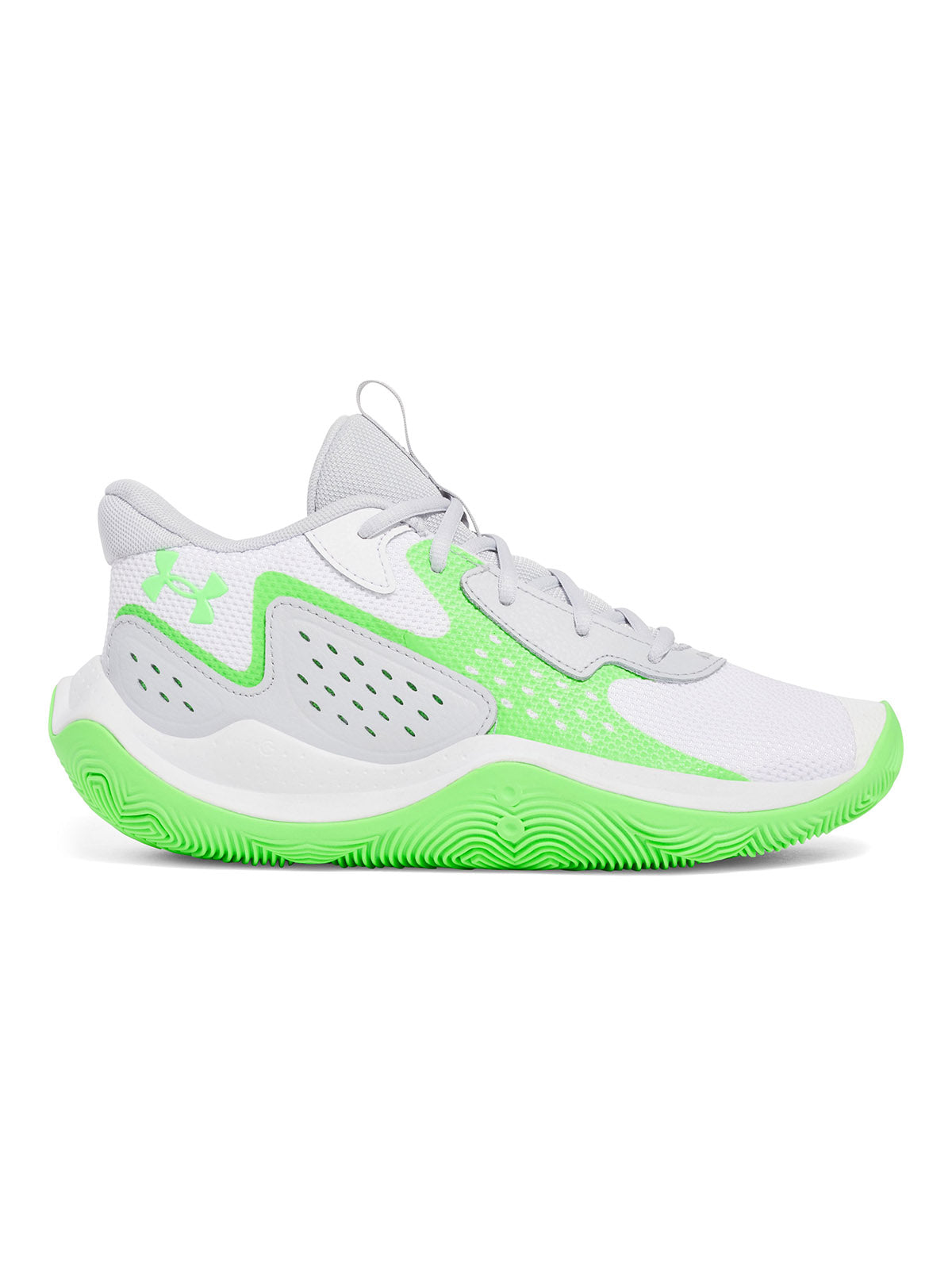 Zapatillas unisex Under Armour jet '23 Basketball blanco