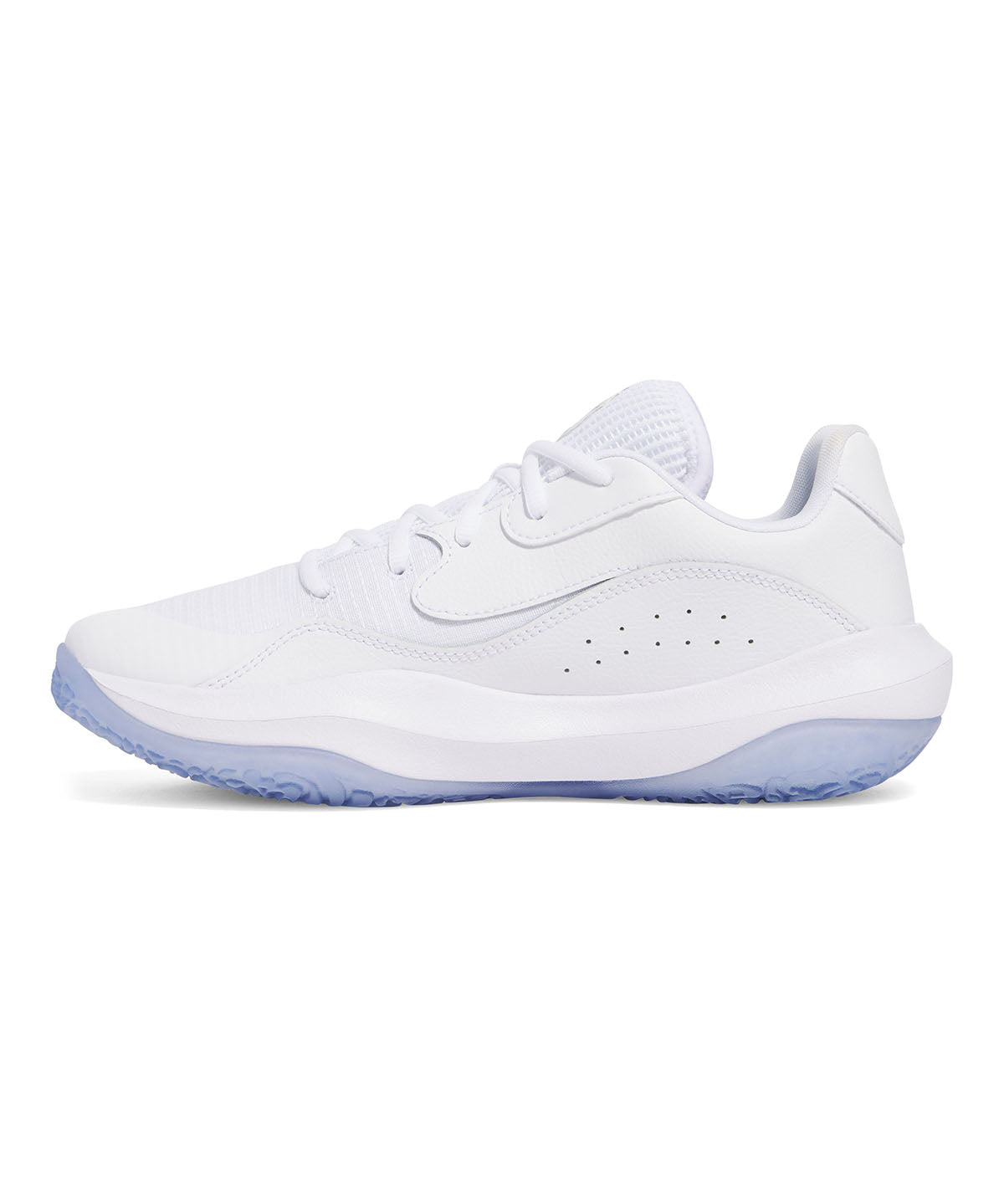 Zapatillas unisex Under Armour Lockdown 7 low Basketball blanco