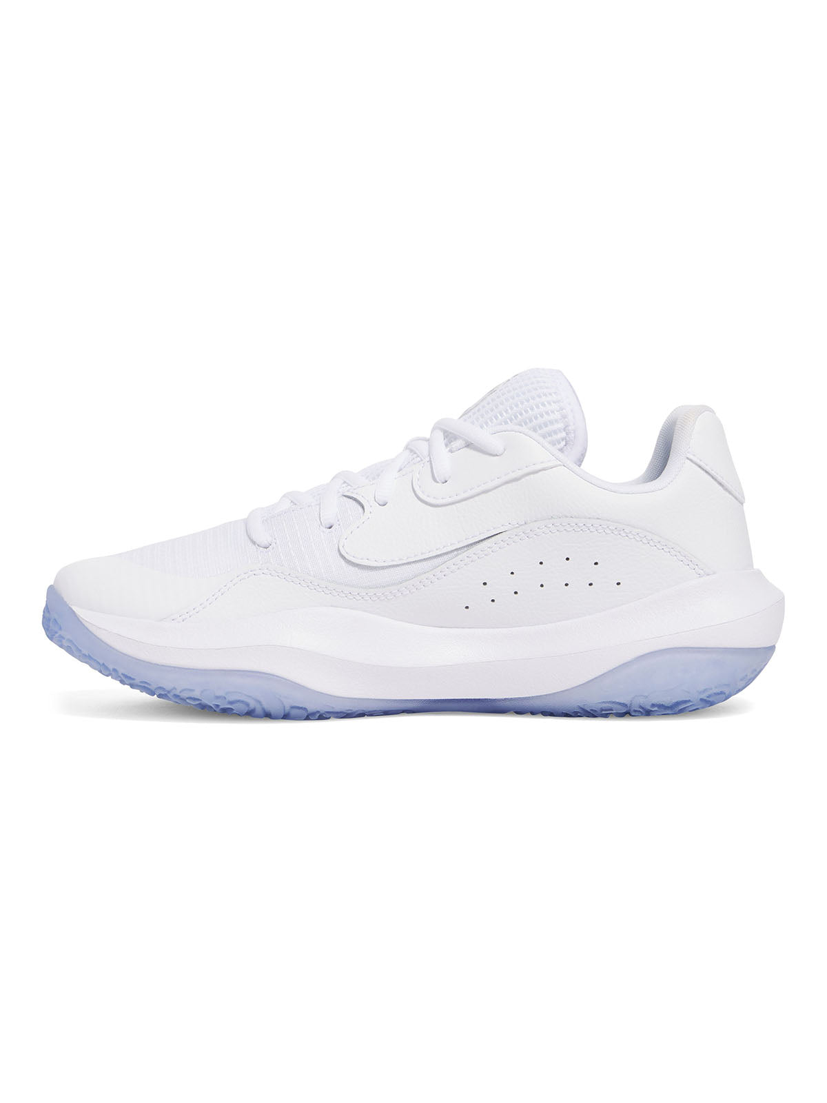 Zapatillas unisex Under Armour Lockdown 7 low Basketball blanco