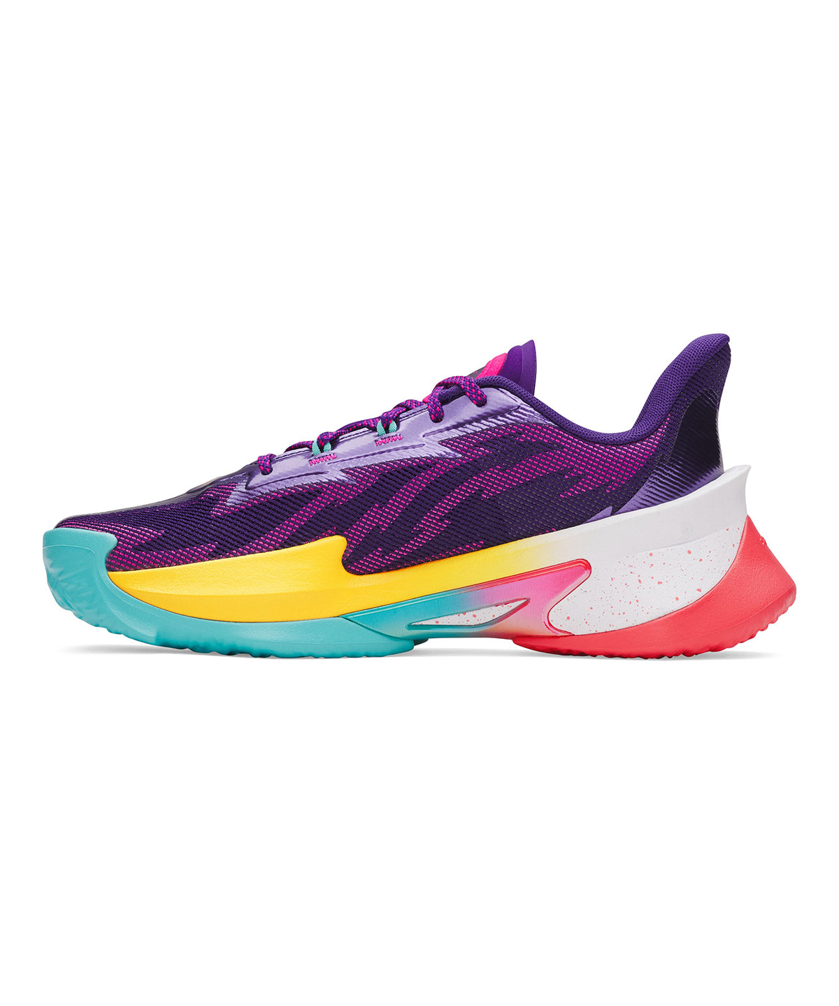 Zapatilla Basketball Unisex Curry Series 7 morado Under Armour