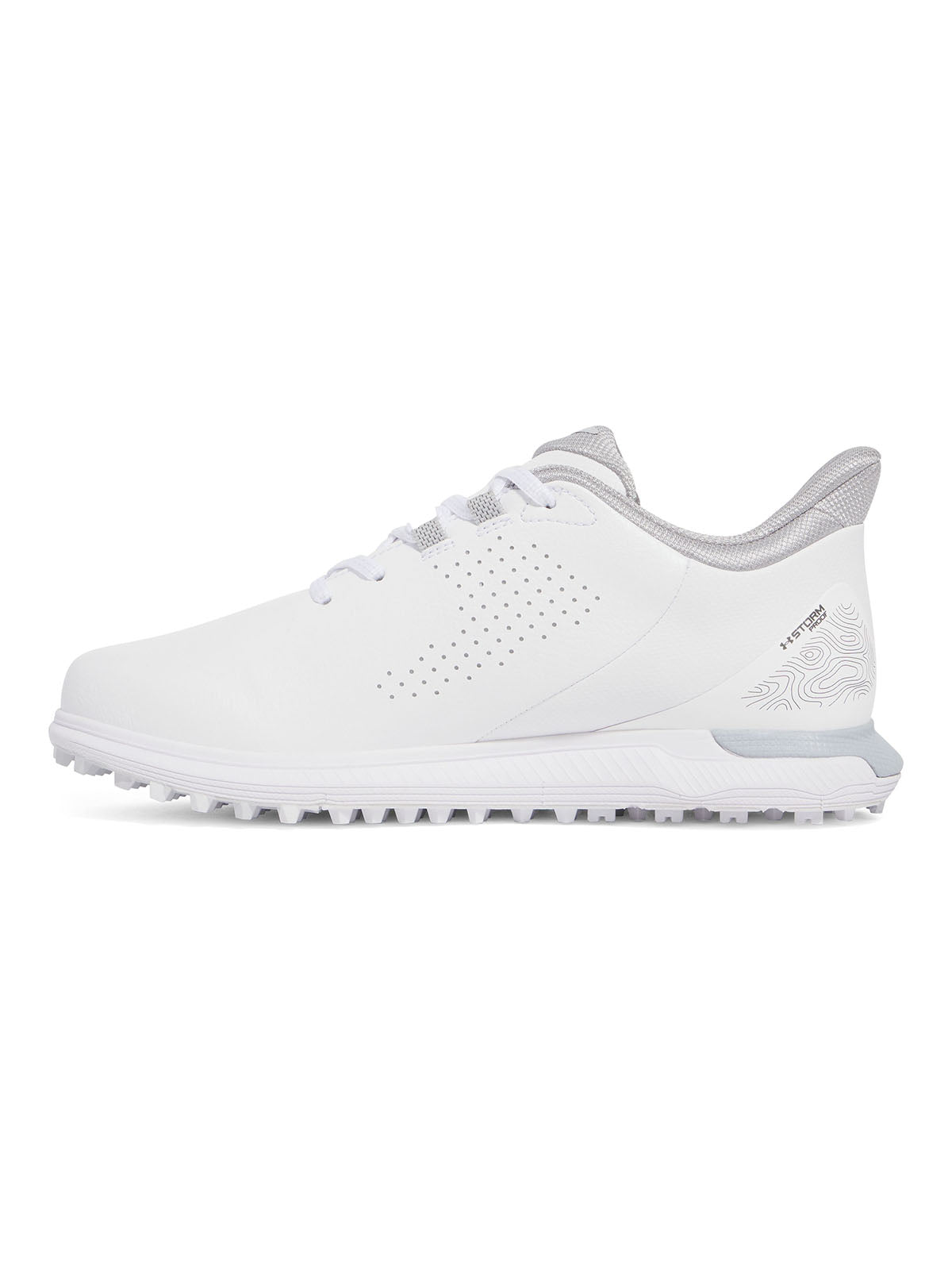 Zapatillas Under Armour drive fade spikeless blanco para mujer