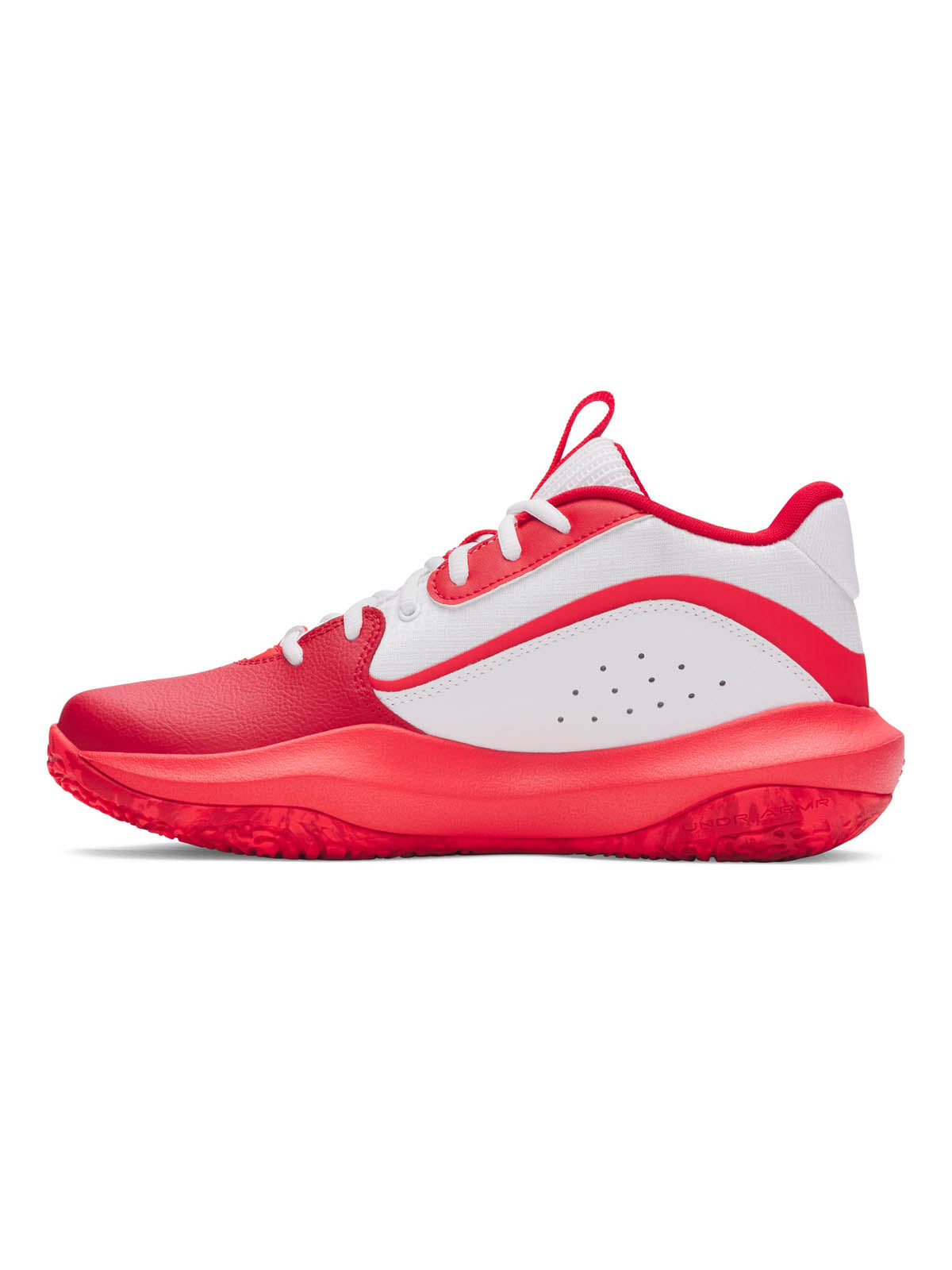 Zapatilla Basketball Unisex Lockdown 7 Blanco Under Armour