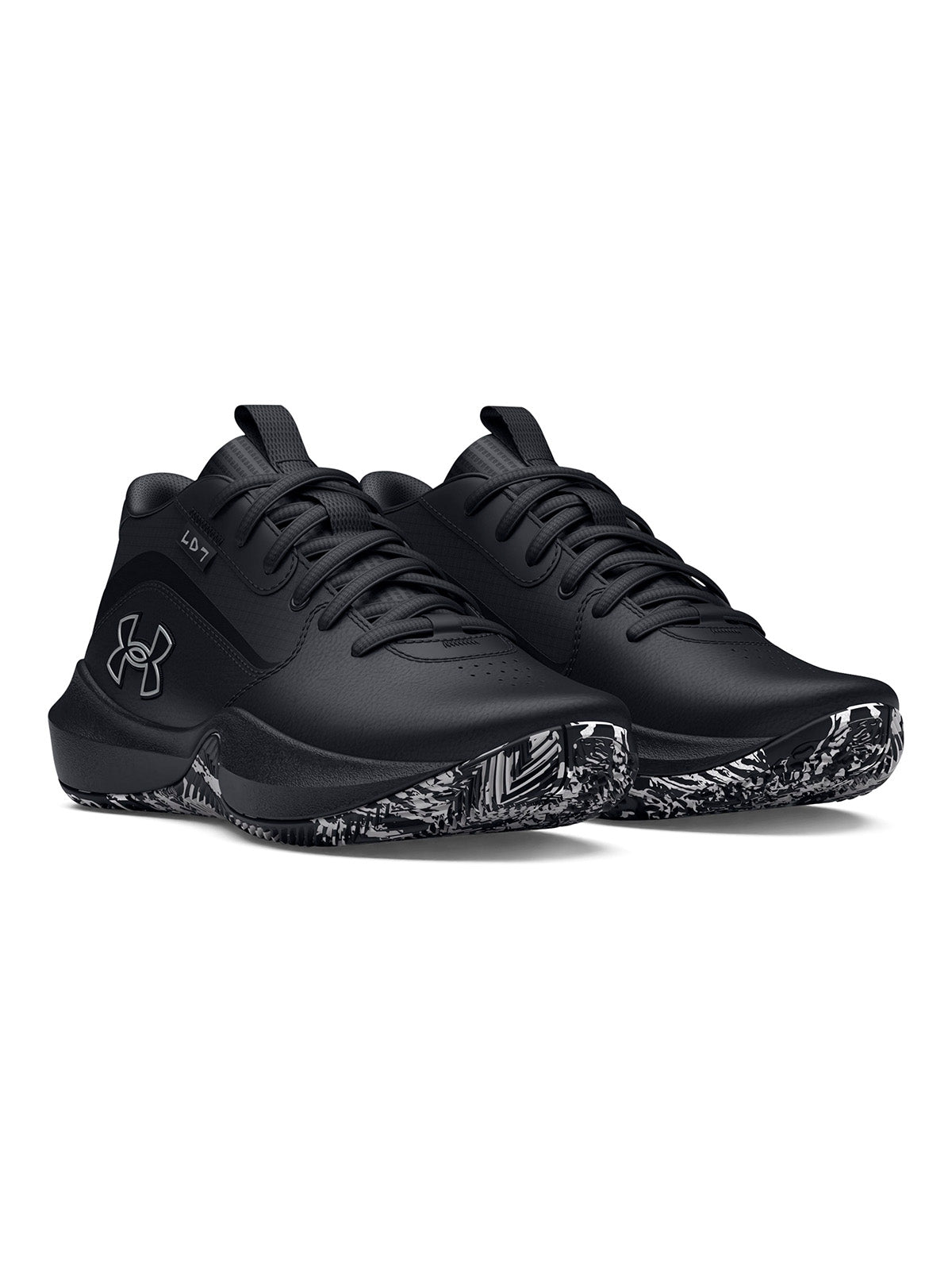 Zapatilla Grade School UA Lockdown 7 negro unisex