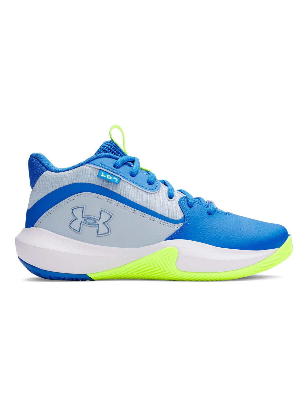 Zapatilla Basketball Niños Unisex Lockdown 7 Azul Under Armour