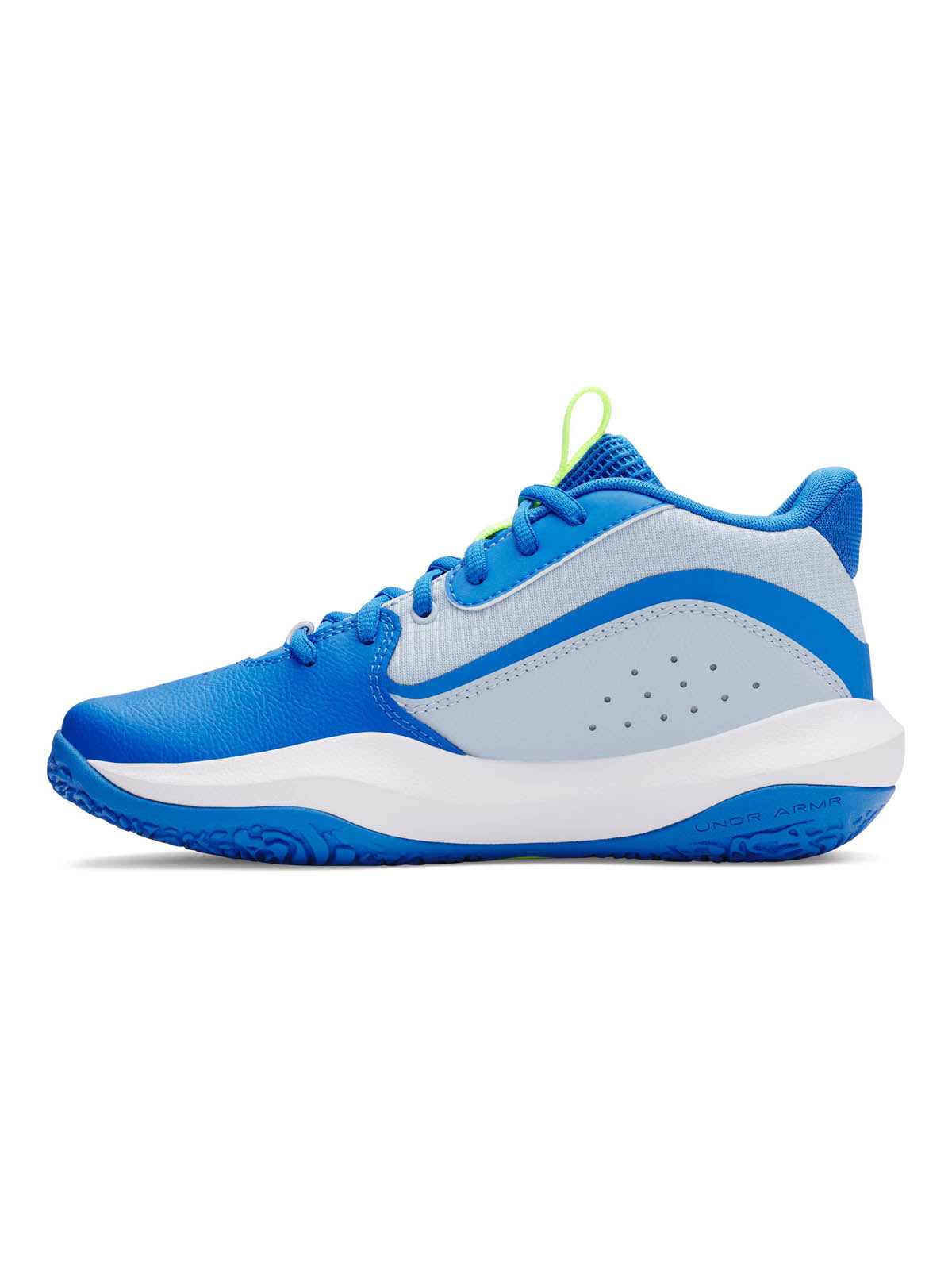 Zapatilla Basketball Niños Unisex Lockdown 7 Azul Under Armour