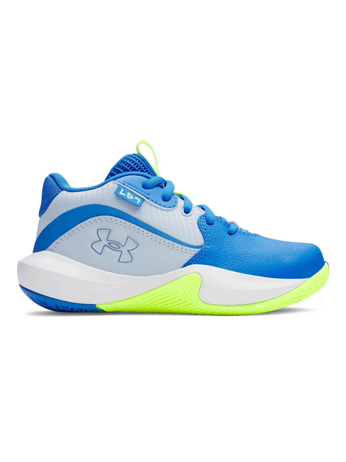 Zapatilla Basket Pre-Escolar Unisex Lockdown 7 Azul Under Armour 