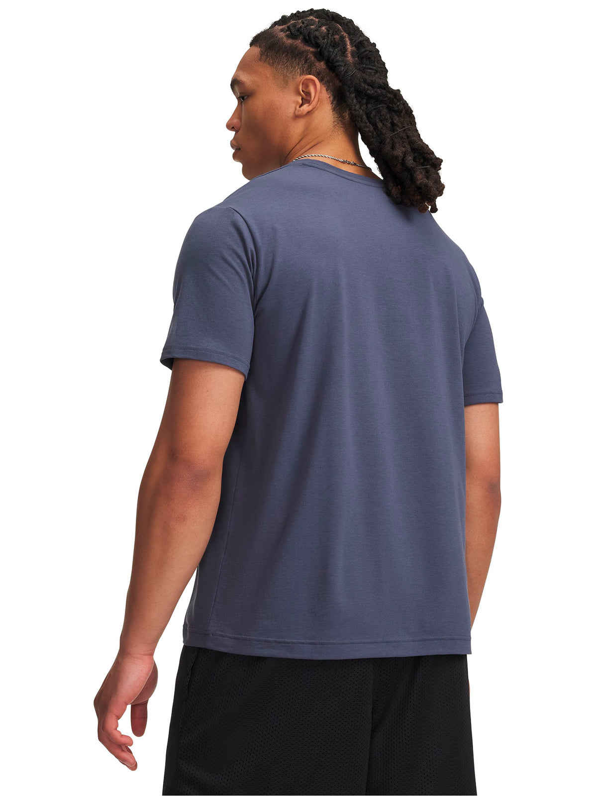Polera manga corta UA Icon gris para hombre