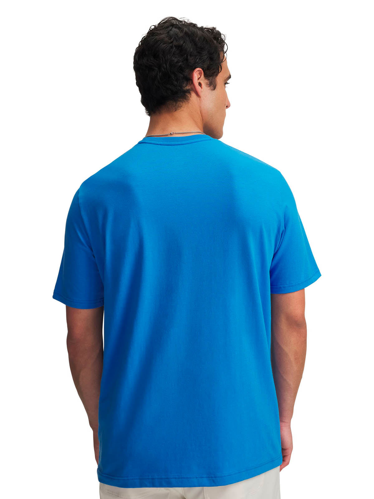 Polera manga corta Lifestyle para hombre Icon azul Under Armour.
