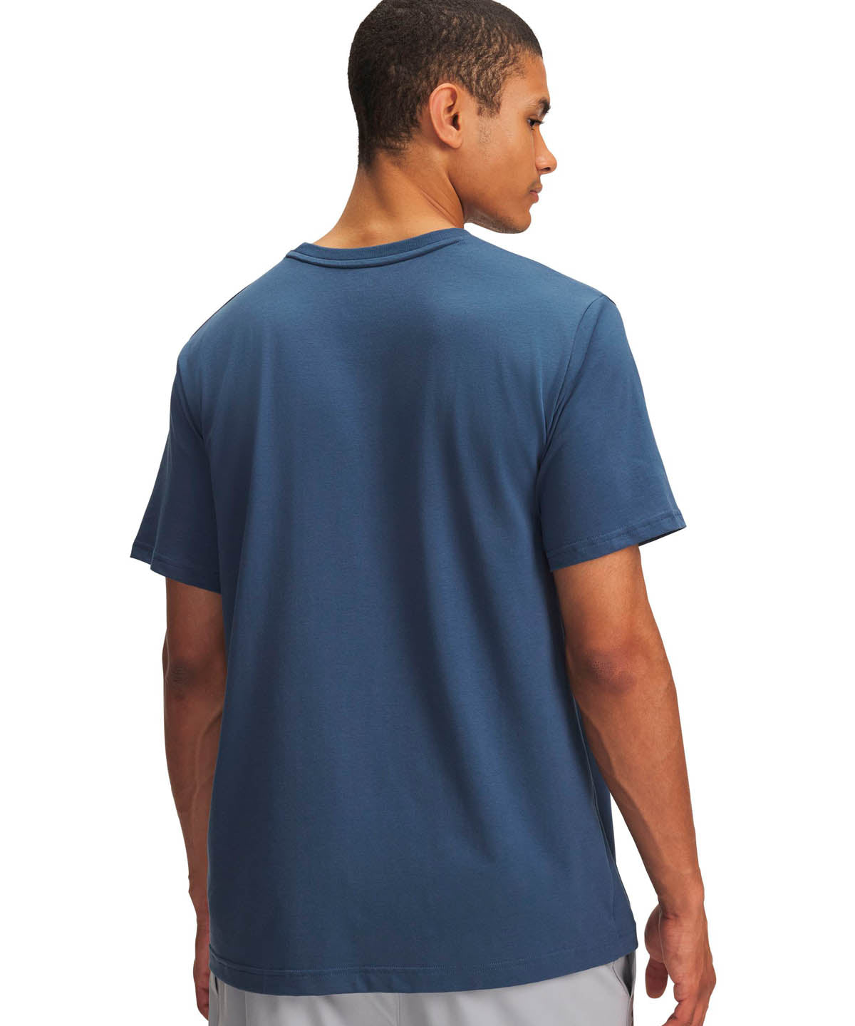 Polera manga corta Lifestyle para hombre Icon azul Under Armour.