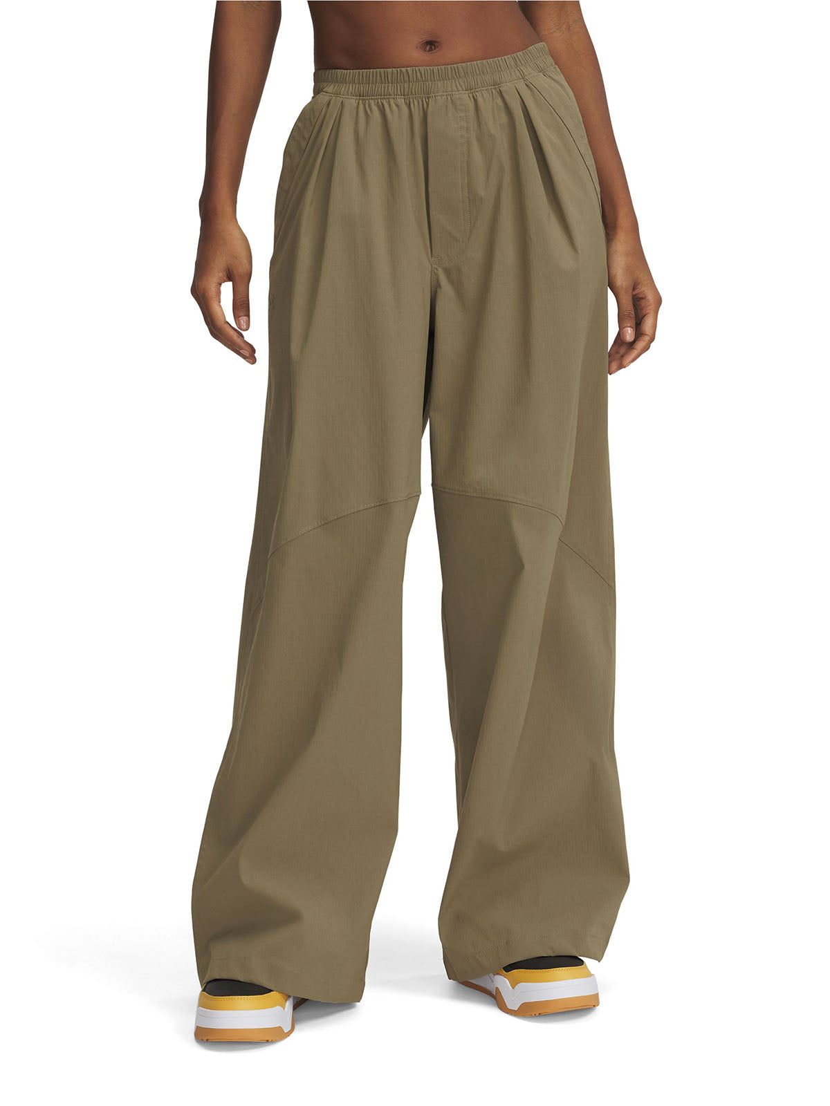 Pantalón UA Unstoppable Parachute café para mujer