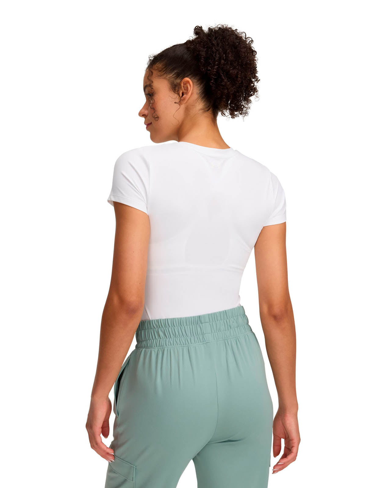 Polera manga corta de de entrenamiento para Mujer Meridian Core Blanco Under Armour