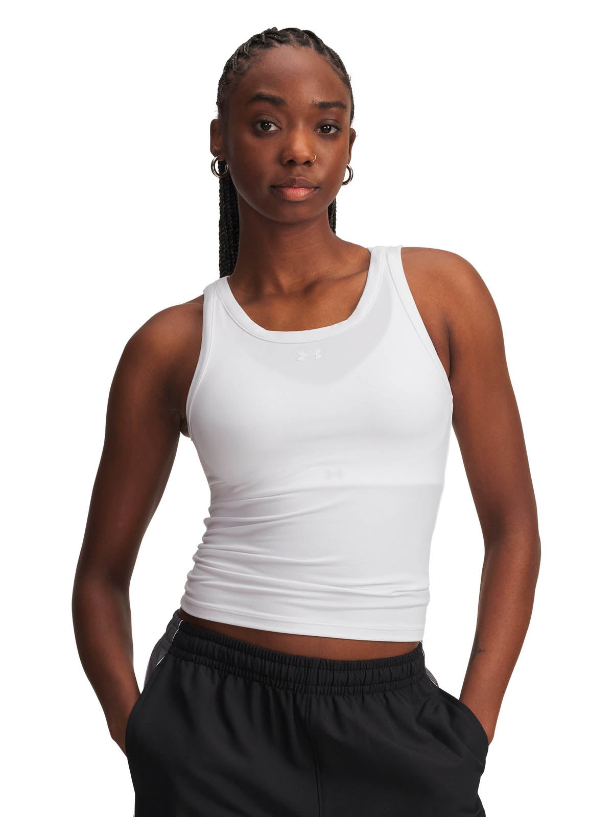 Polera Tank de de entrenamiento para mujer Meridian Core Blanco Under Armour