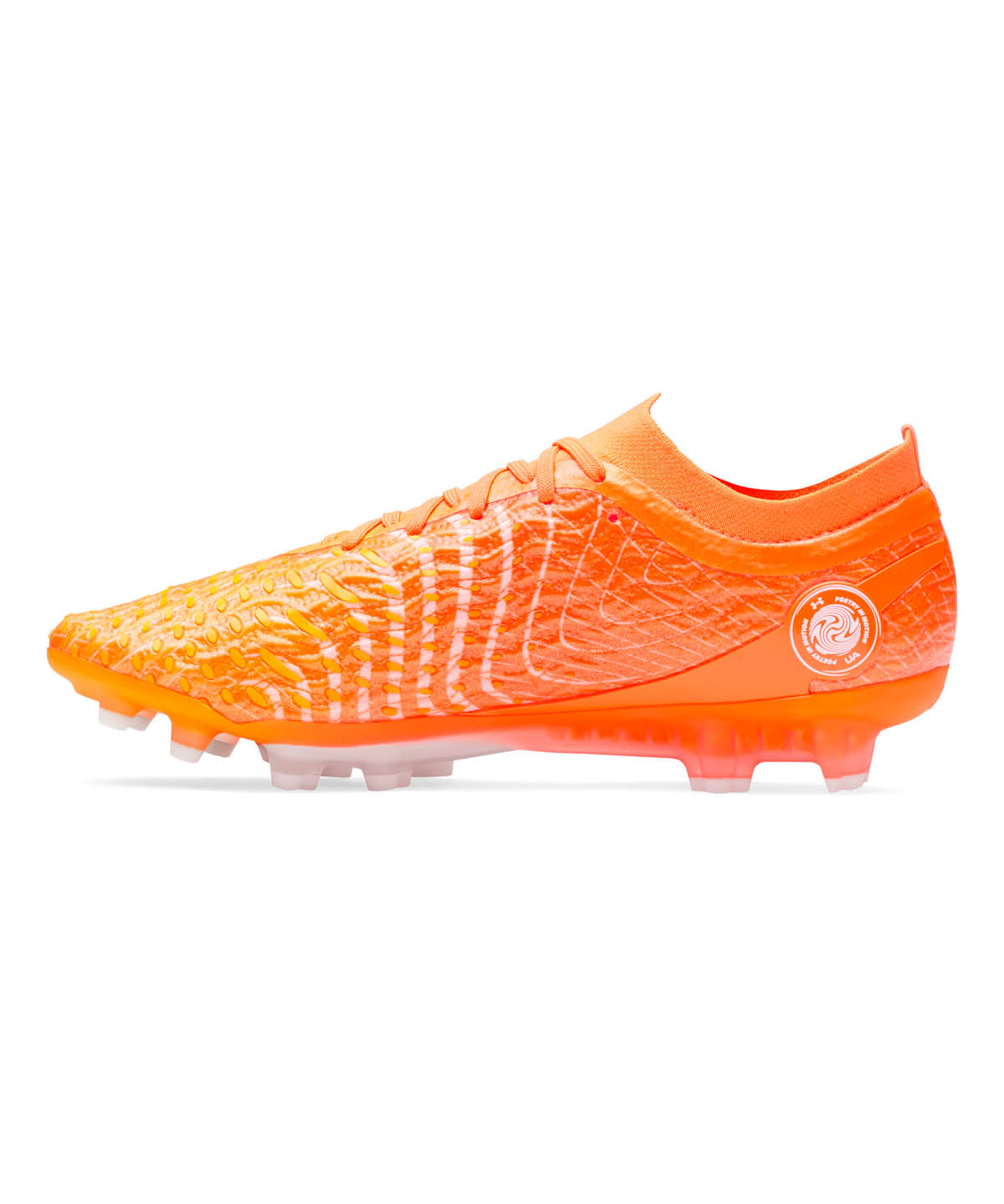 Zapato Football para Hombre Magnetico Elite 5 FG Naranjo Under Armour