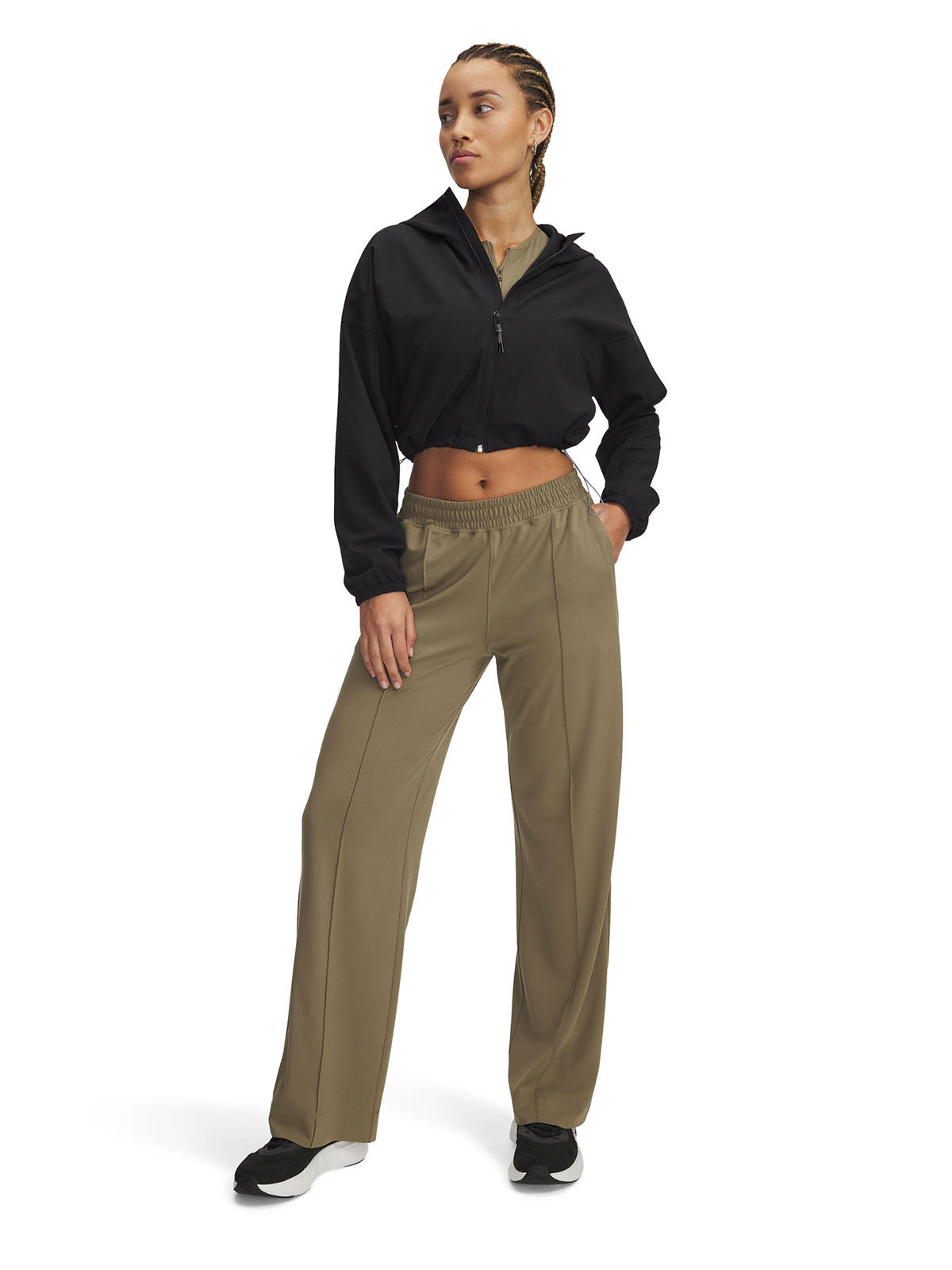 Pantalón UA Meridian café para mujer