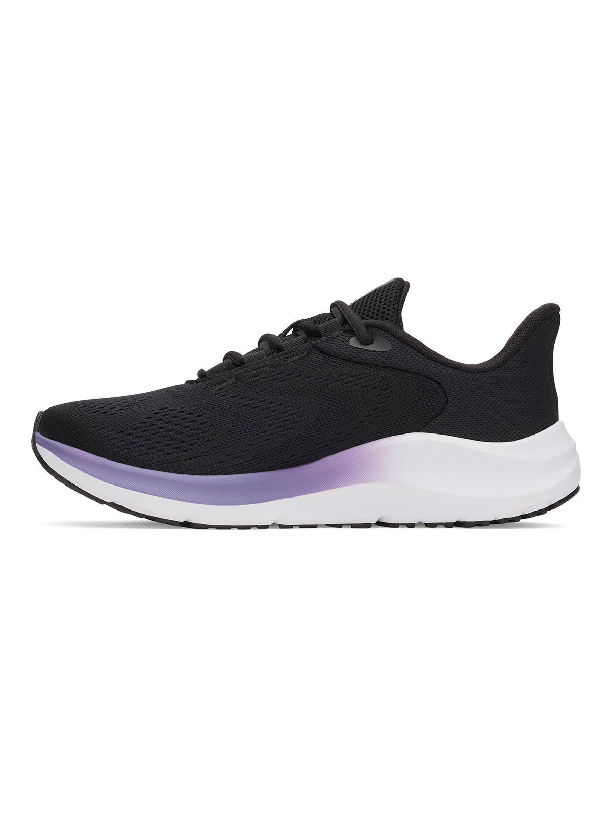 Zapatilla UA Charged Pursuit 4 Logo Grande negro para mujer