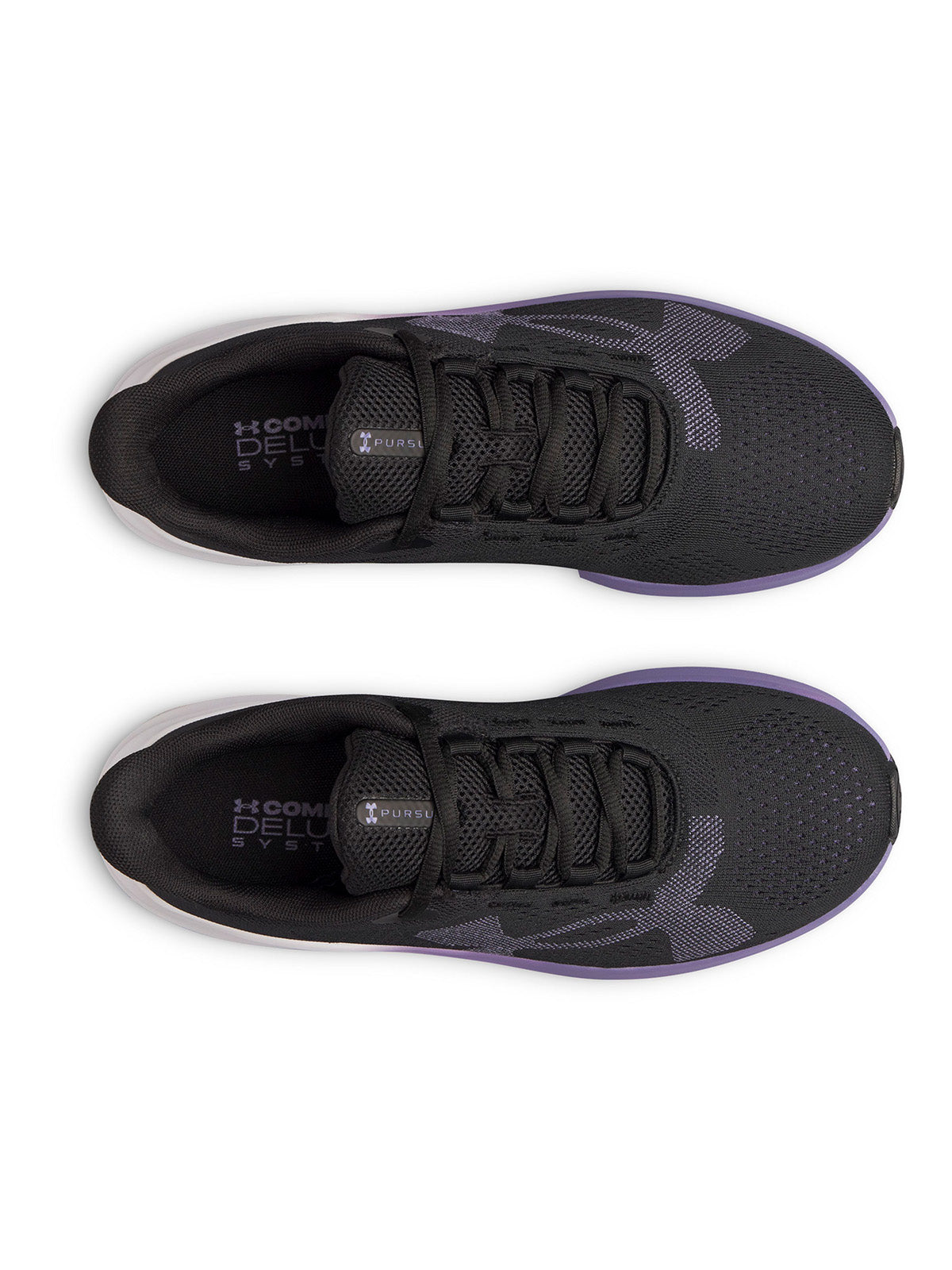 Zapatilla UA Charged Pursuit 4 Logo Grande negro para mujer