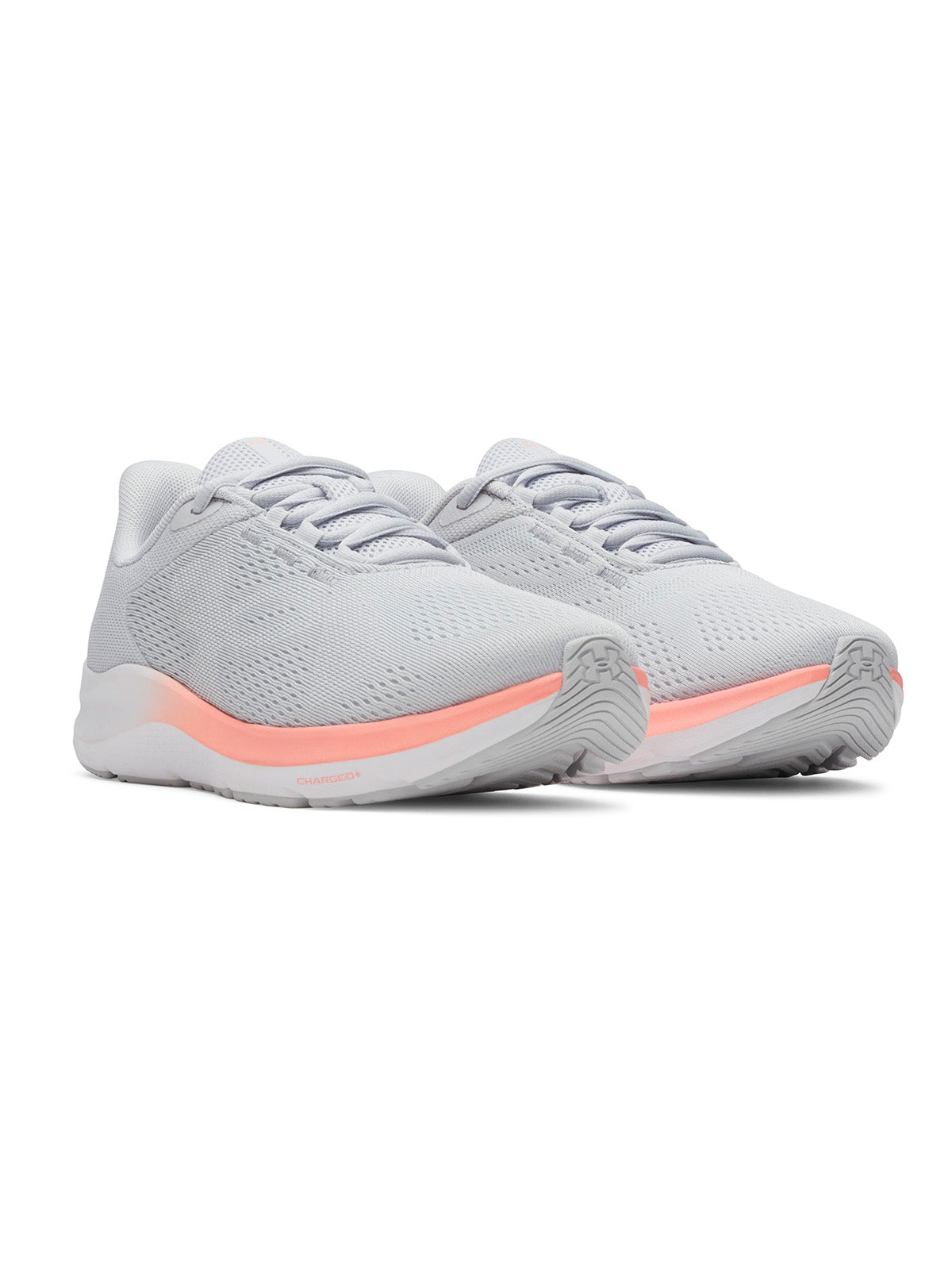 UA Charged Pursuit 4 Big Logo gris para mujer
