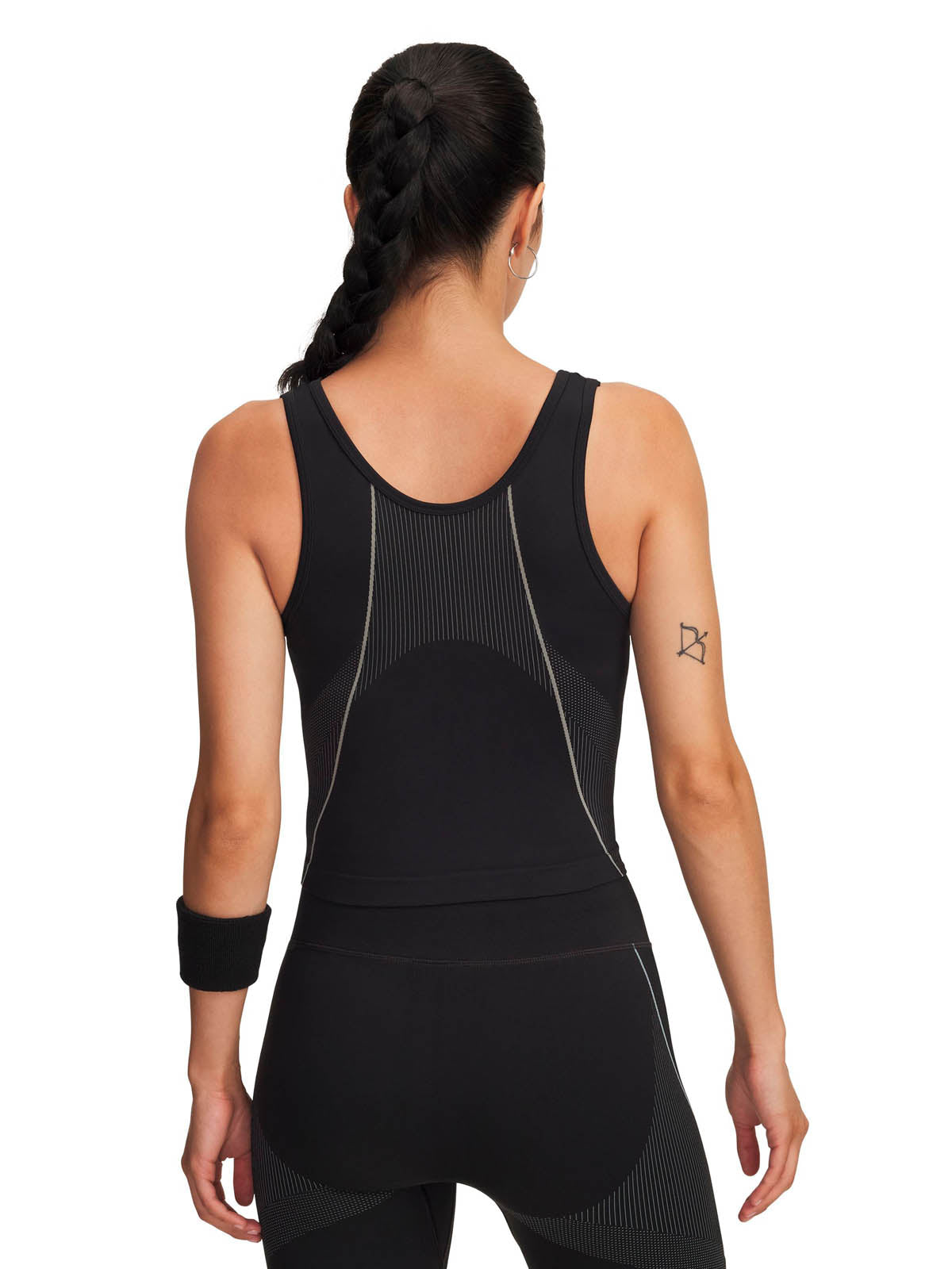 Polera sin manga de entrenamiento para mujer Vanish Seamless negro Under Armour