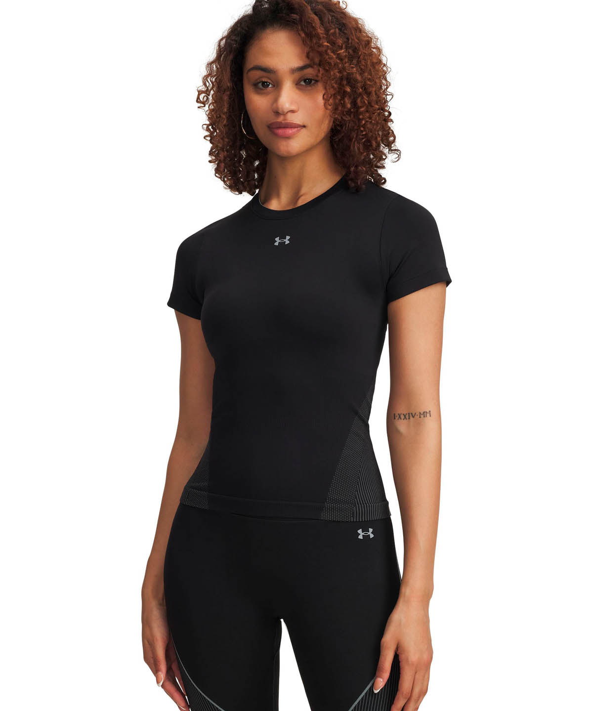 Polera manga corta de entrenamiento para mujer Vanish Seamless negro Under Armour