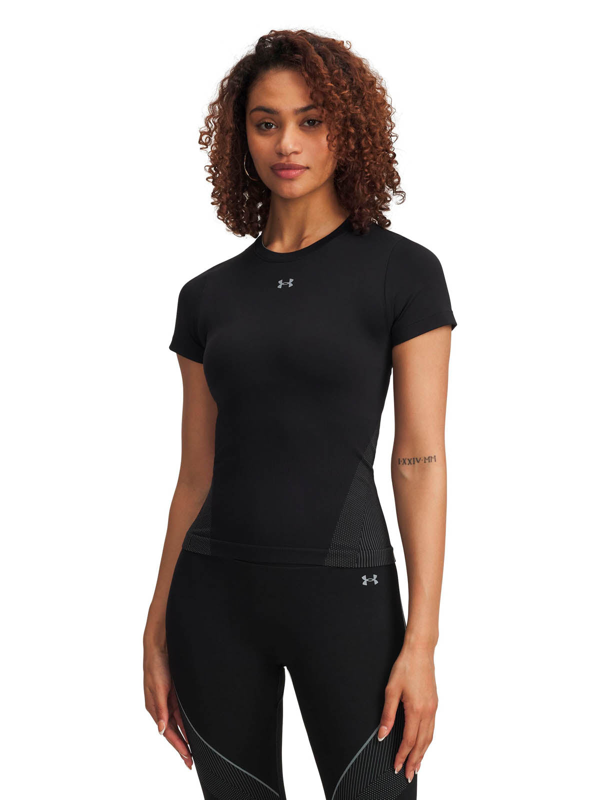 Polera manga corta de entrenamiento para mujer Vanish Seamless negro Under Armour