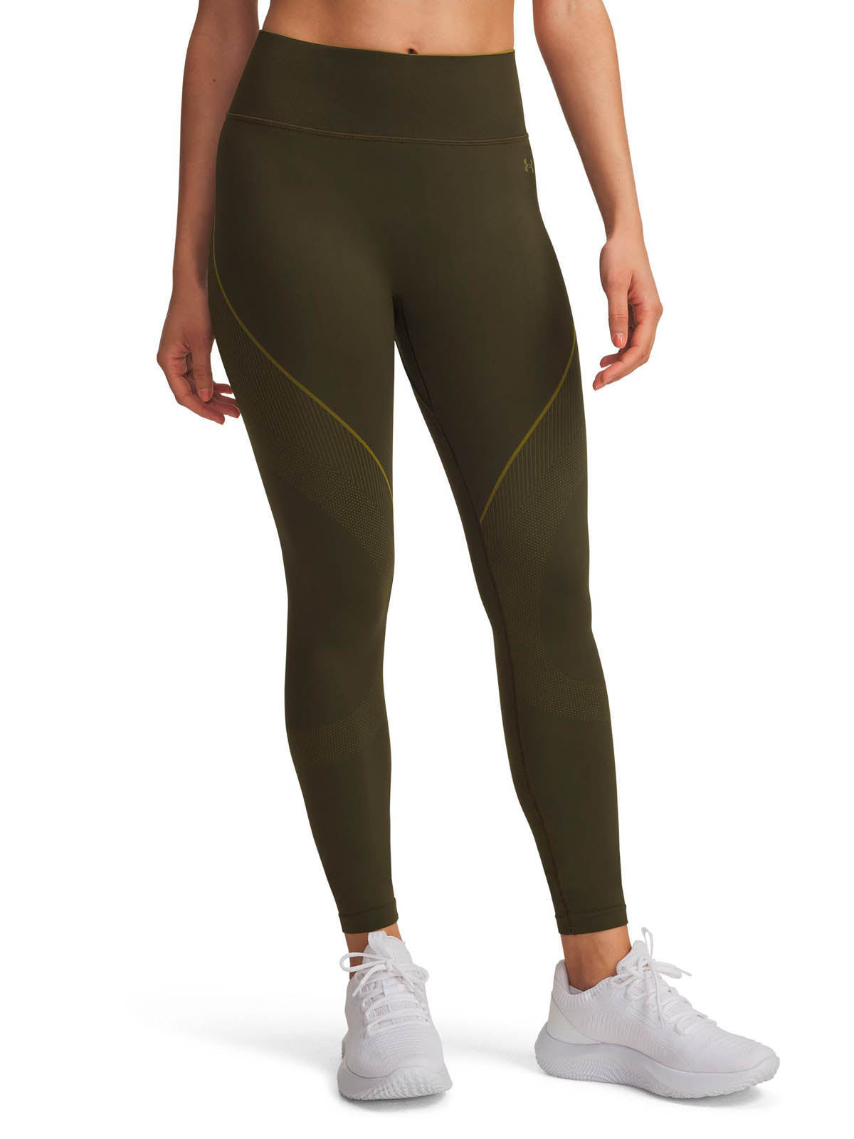 Calzas de entrenamiento para mujer Vanish Seamless verde Under Armour