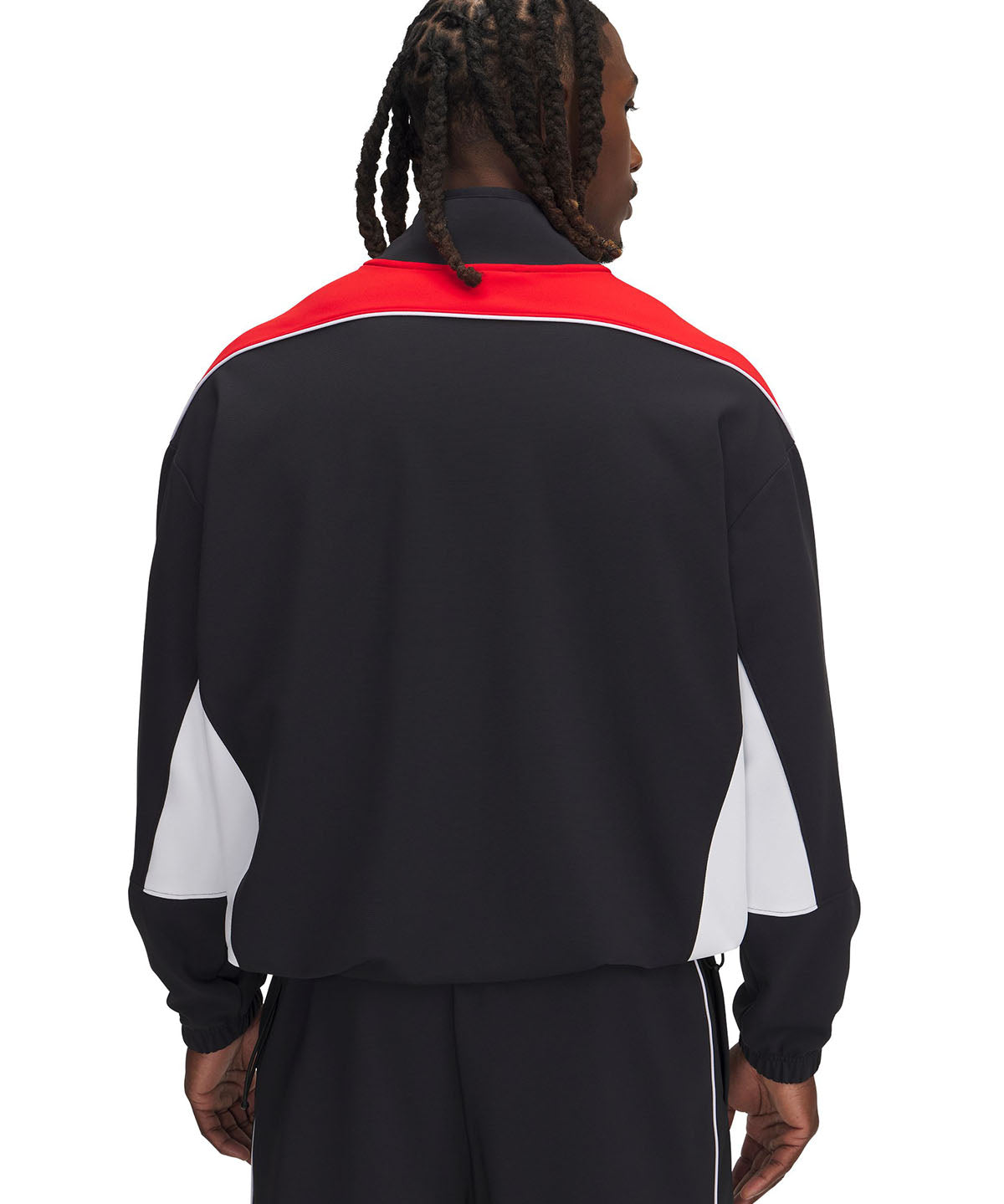 Chaqueta UA Tricot Colorblock negro para hombre