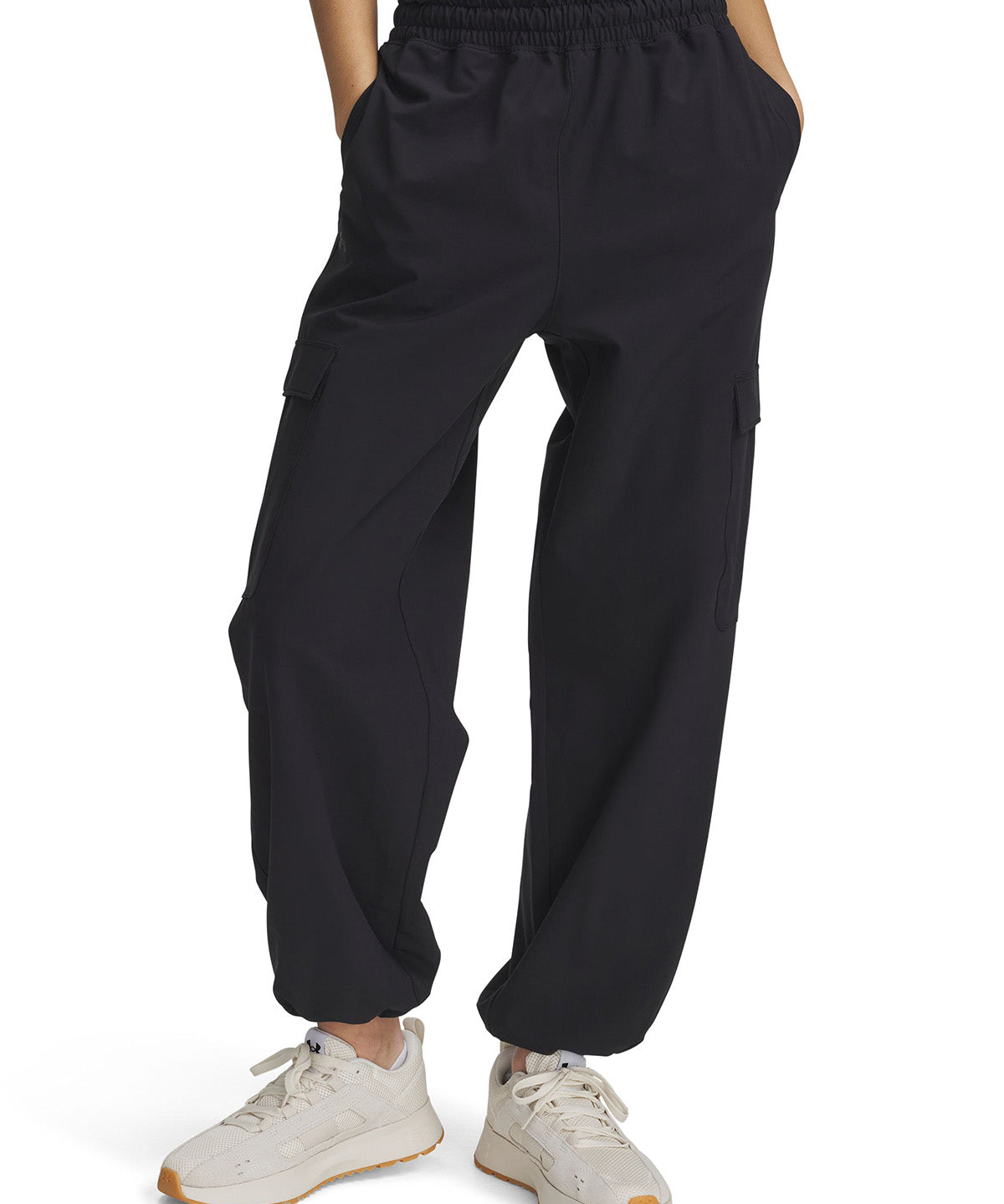UA Rival Stretch Woven Cargo Pantalon negro para mujer