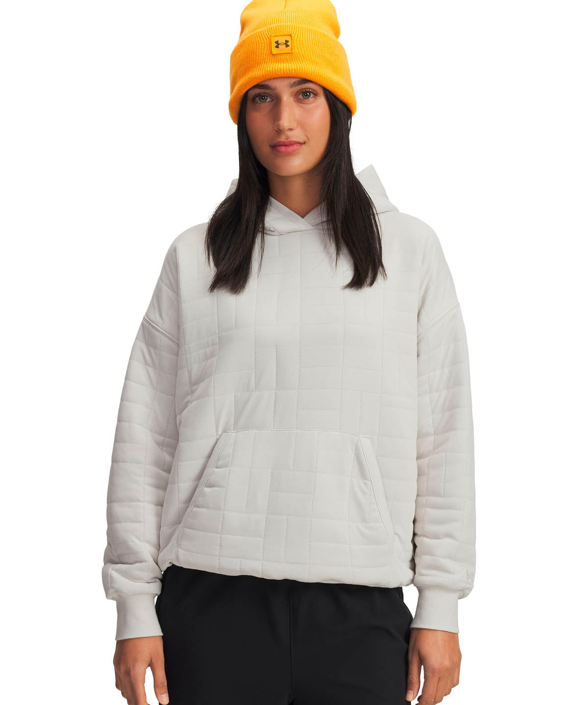Polerón Lifestyle para mujer Unstoppable Fleece Textured blanco Under Armour