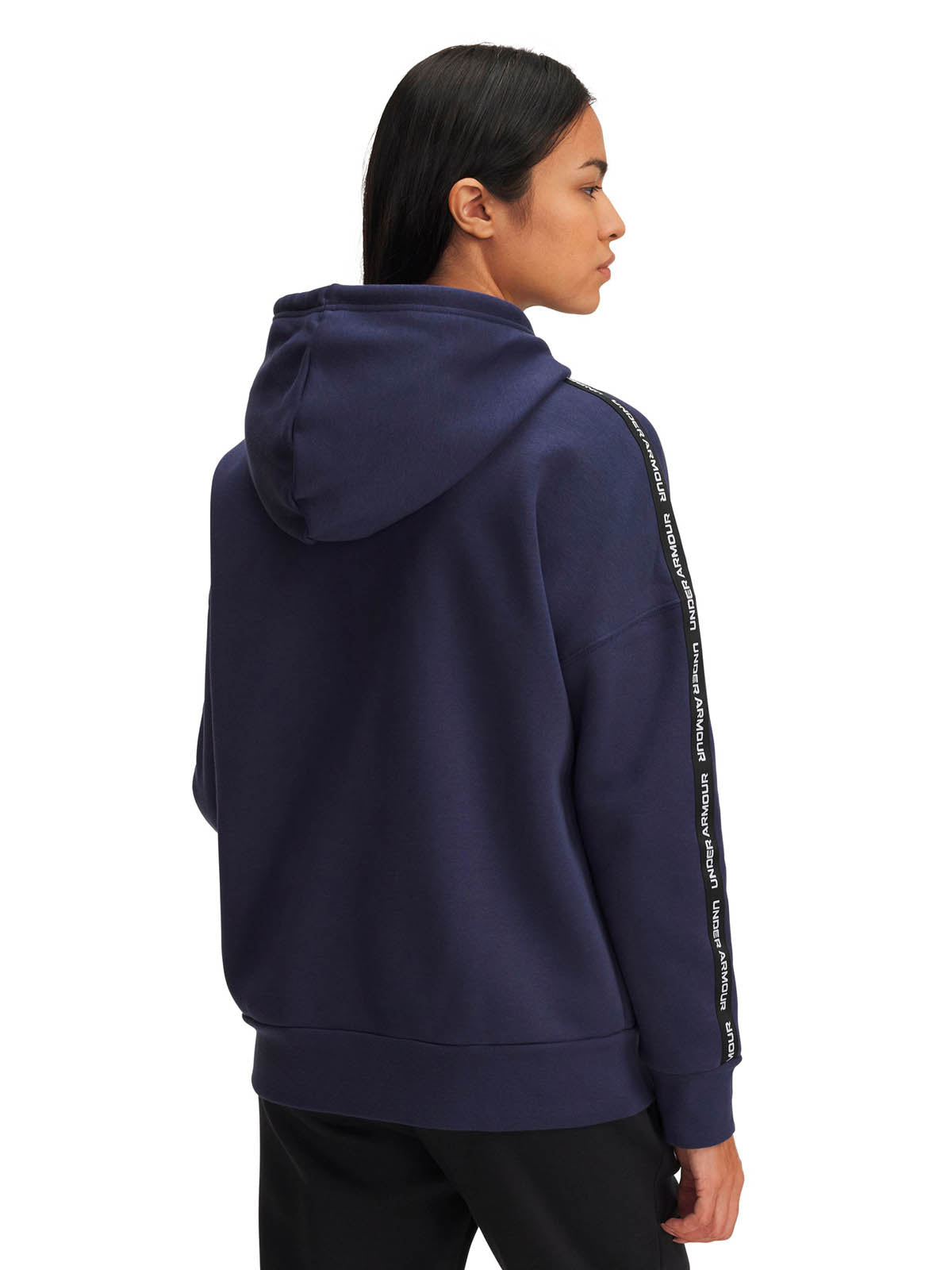 Poleron Lifestyle Mujer ICON FLEECE TAPD HDY Azul UA