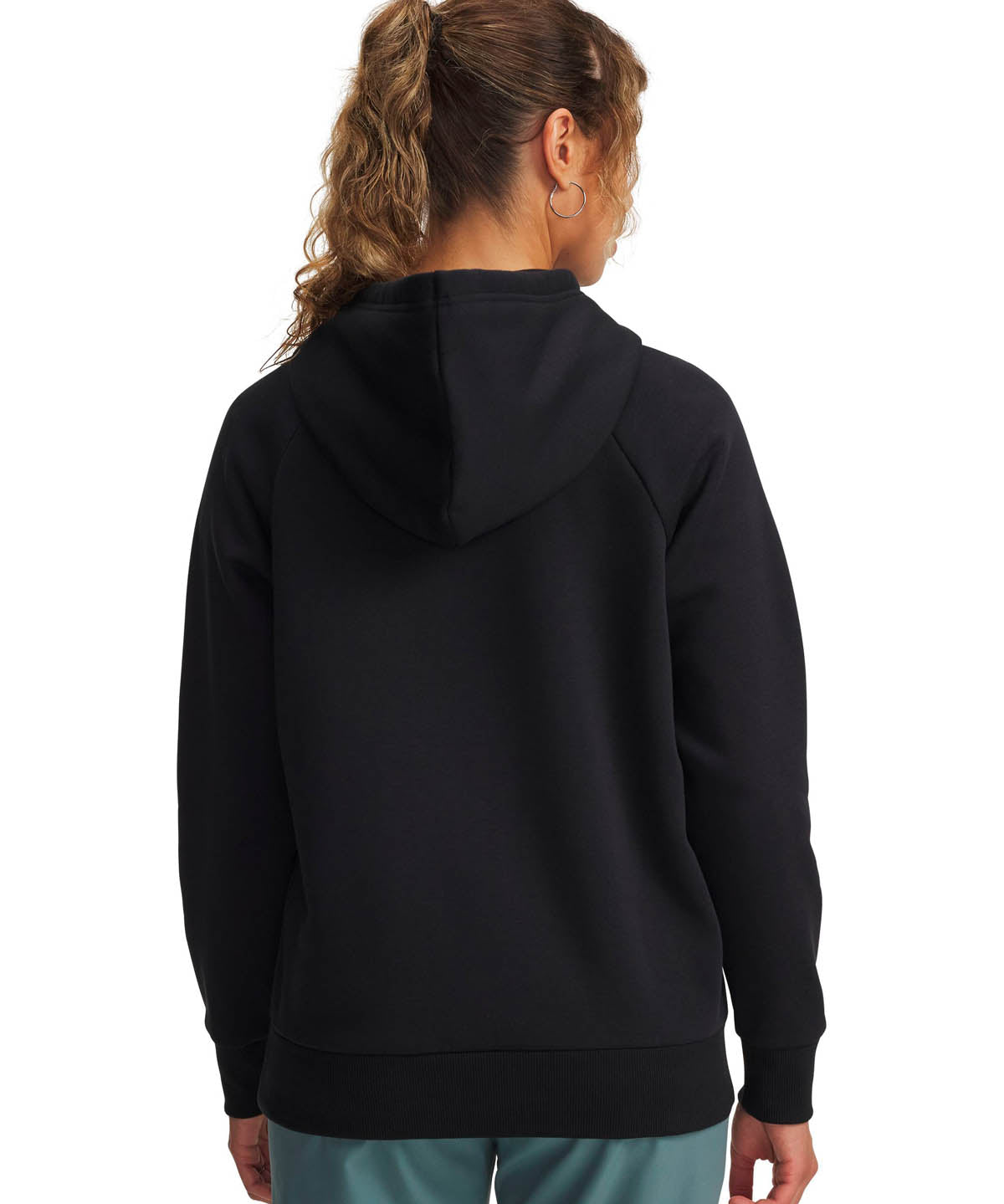 Polerón Lifestyle para mujer Rival Fleece Shimmer negro Under Armour