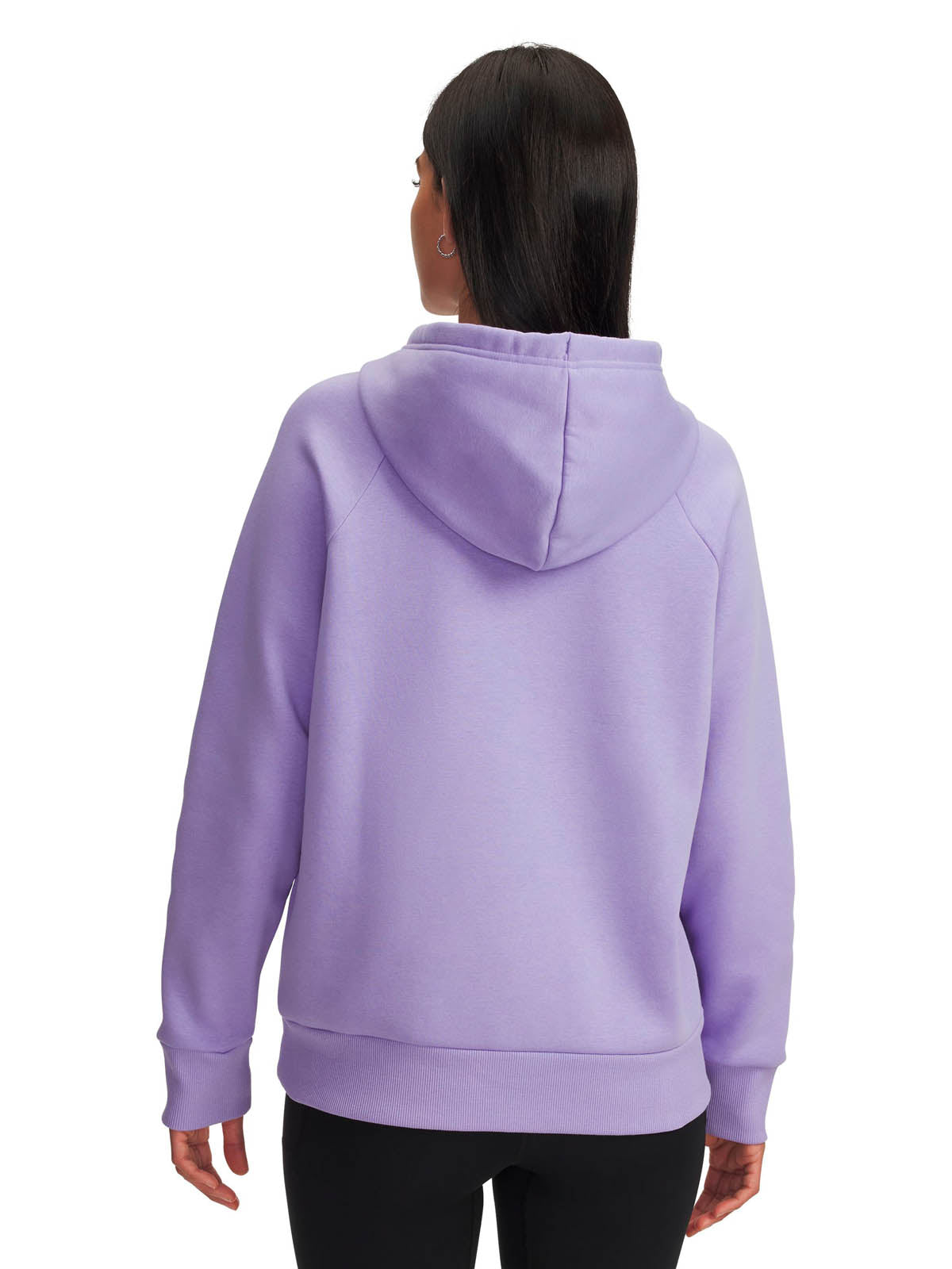 Polerón Lifestyle para mujer Rival Fleece Shimmer morado Under Armour