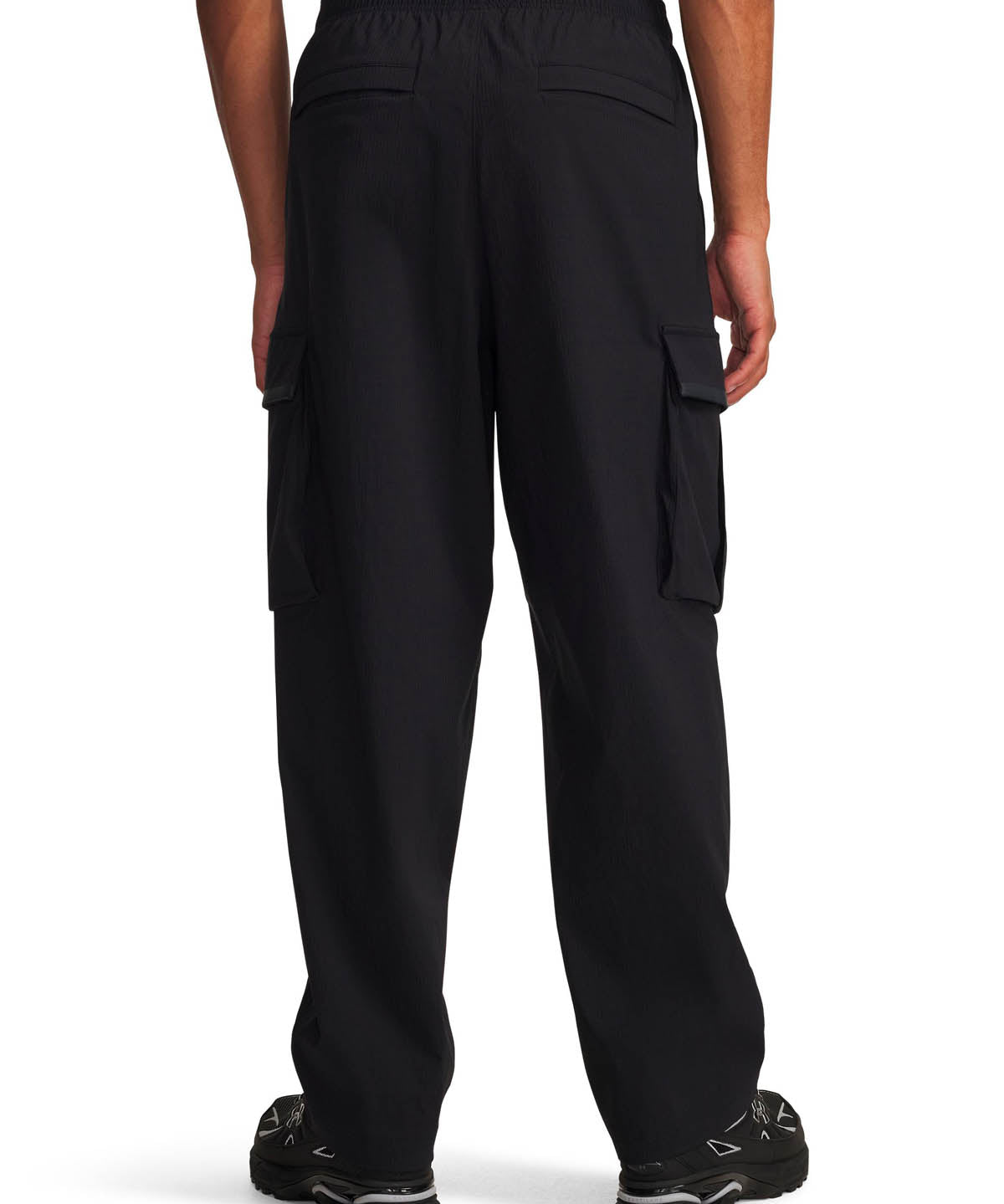 Pantalón Lifestyle para hombre Unstoppable Textured Woven negro Under Armour